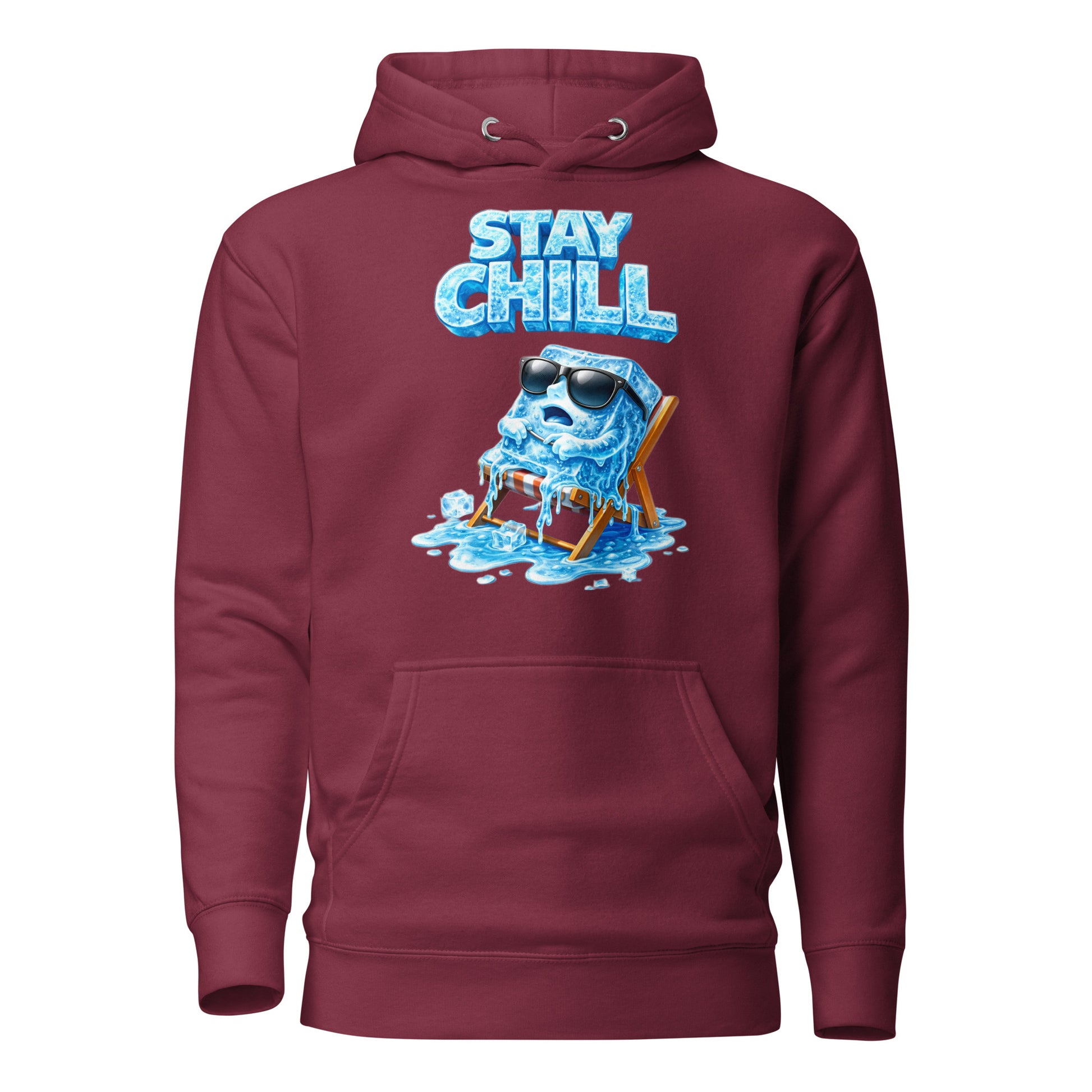 Unisex Hoodie - Stay Chill: The Ultimate Cool Ice Cube Unisex Hoodie 🧊❄️ by printfluence.net