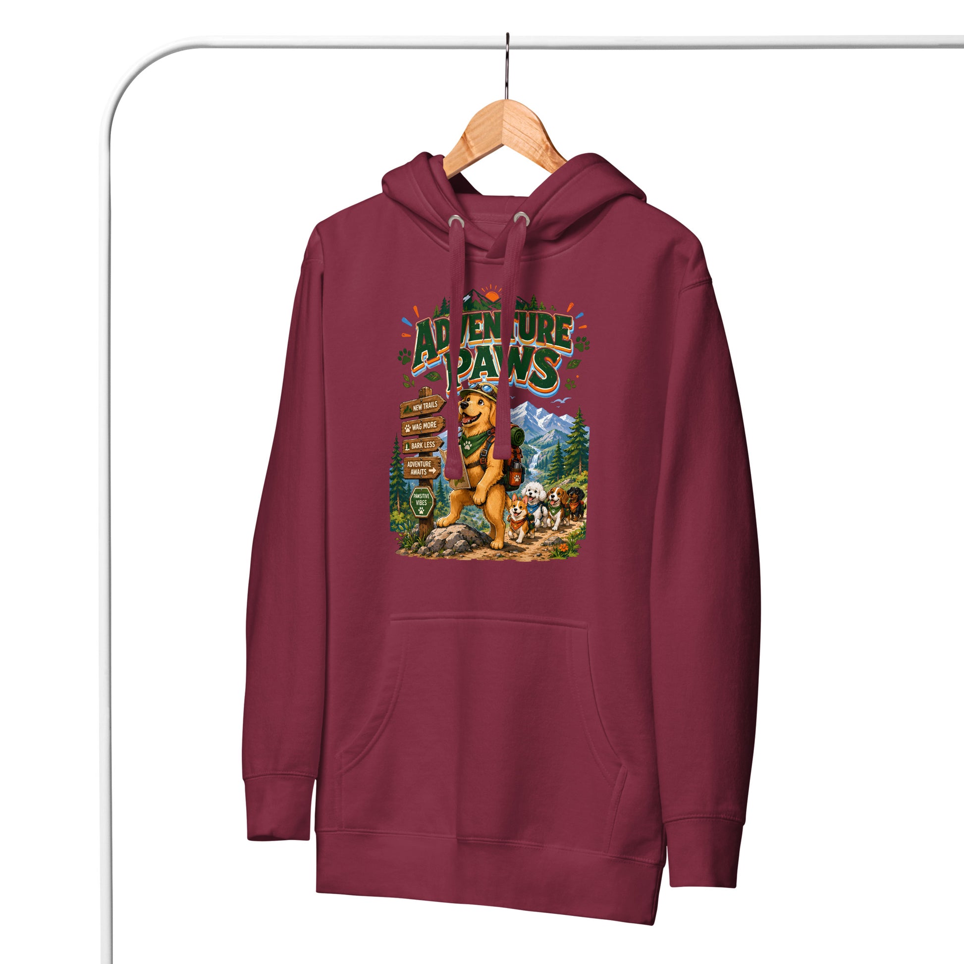 Elite Adventure Paws - Premium Luxury Hiking Hoodie for Dog Lovers by printfluence.net
