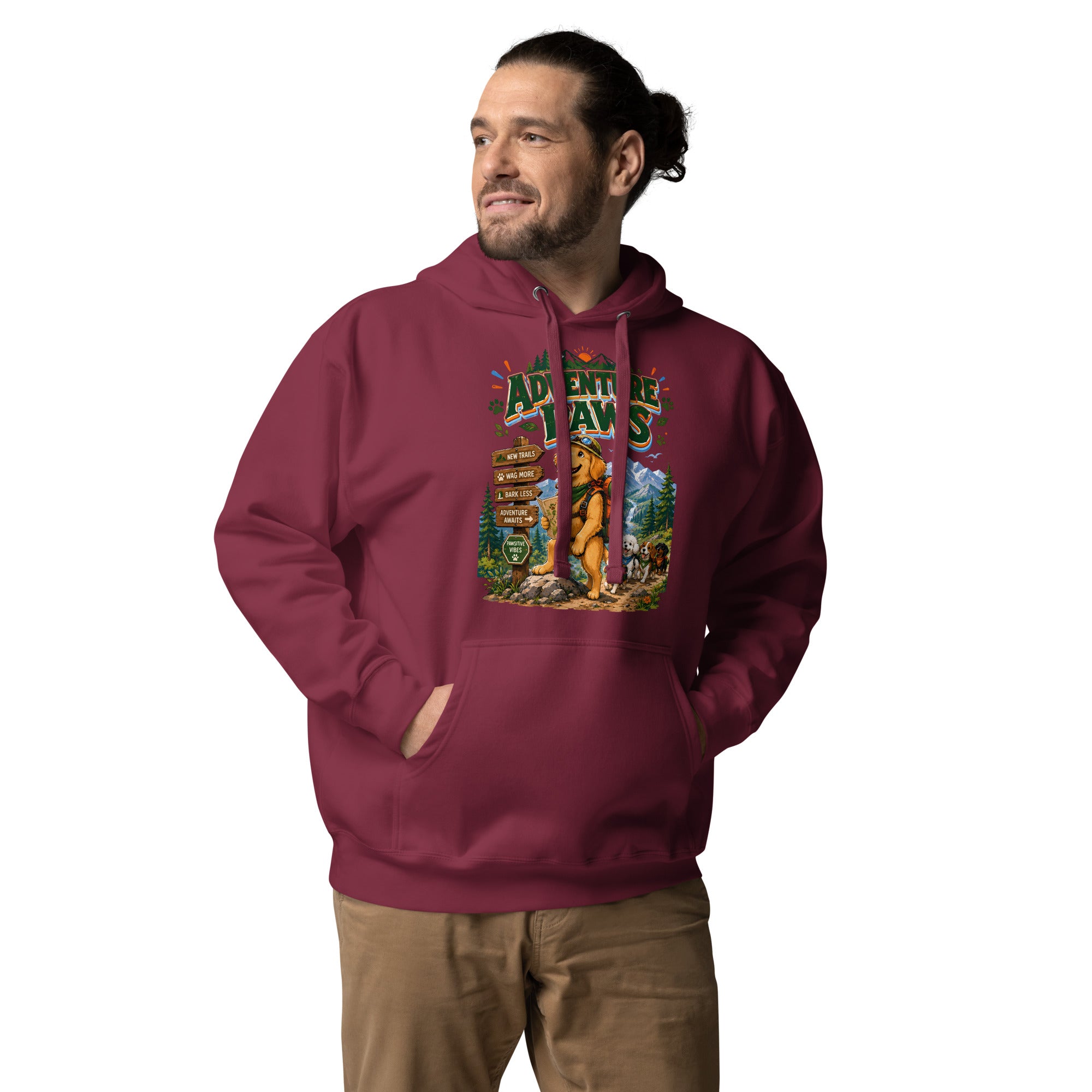 Elite Adventure Paws - Premium Luxury Hiking Hoodie for Dog Lovers by printfluence.net