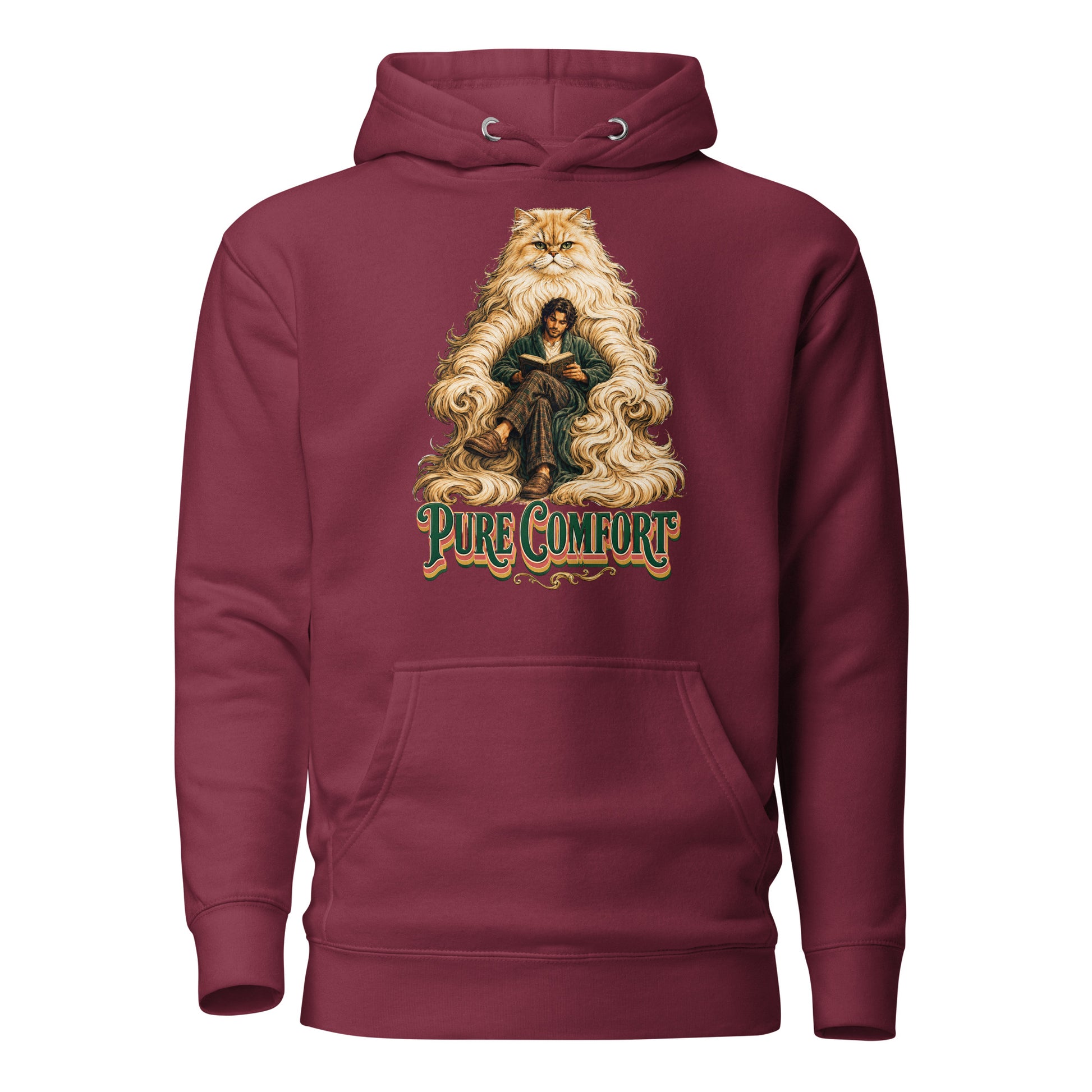 Cat Lovers Premium Pullover Hoodie Pure Comfort by printfluence.net
