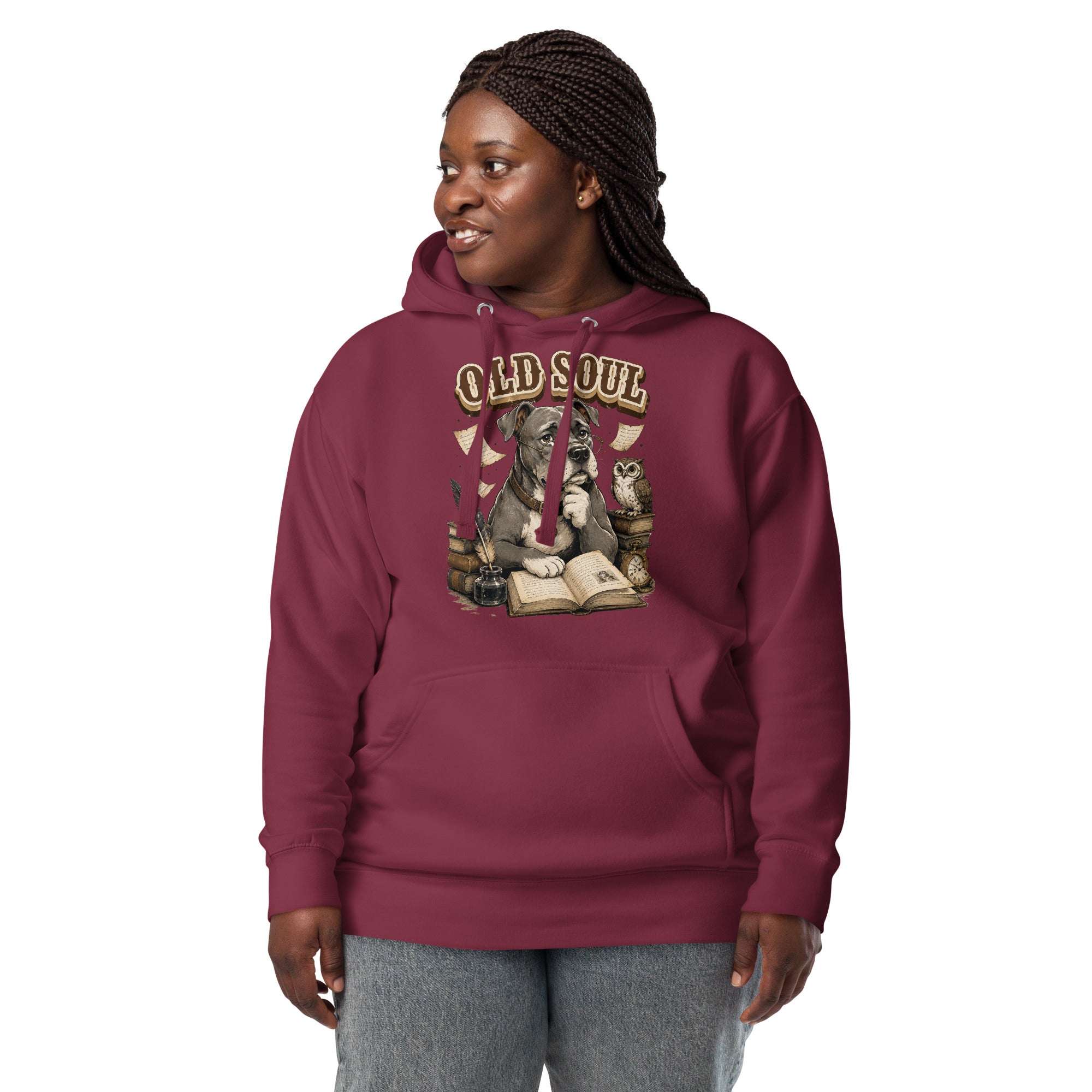 Pitbull Lovers | Unisex Premium Pullover Hoodie — Old Soul by printfluence.net