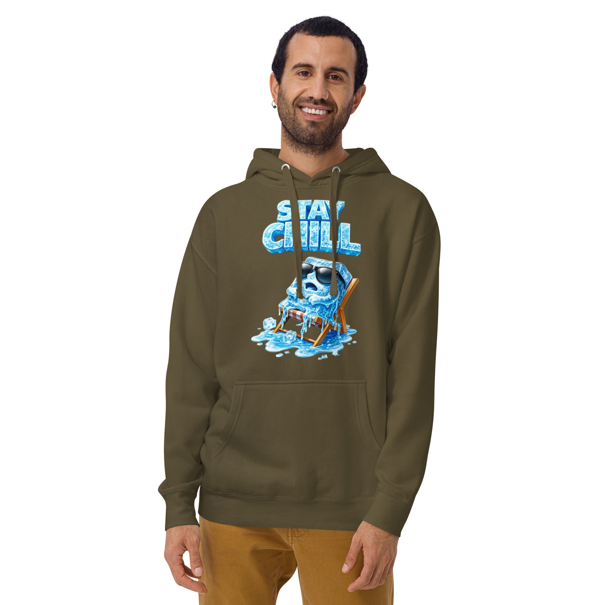 Unisex Hoodie - Stay Chill: The Ultimate Cool Ice Cube Unisex Hoodie 🧊❄️ by printfluence.net