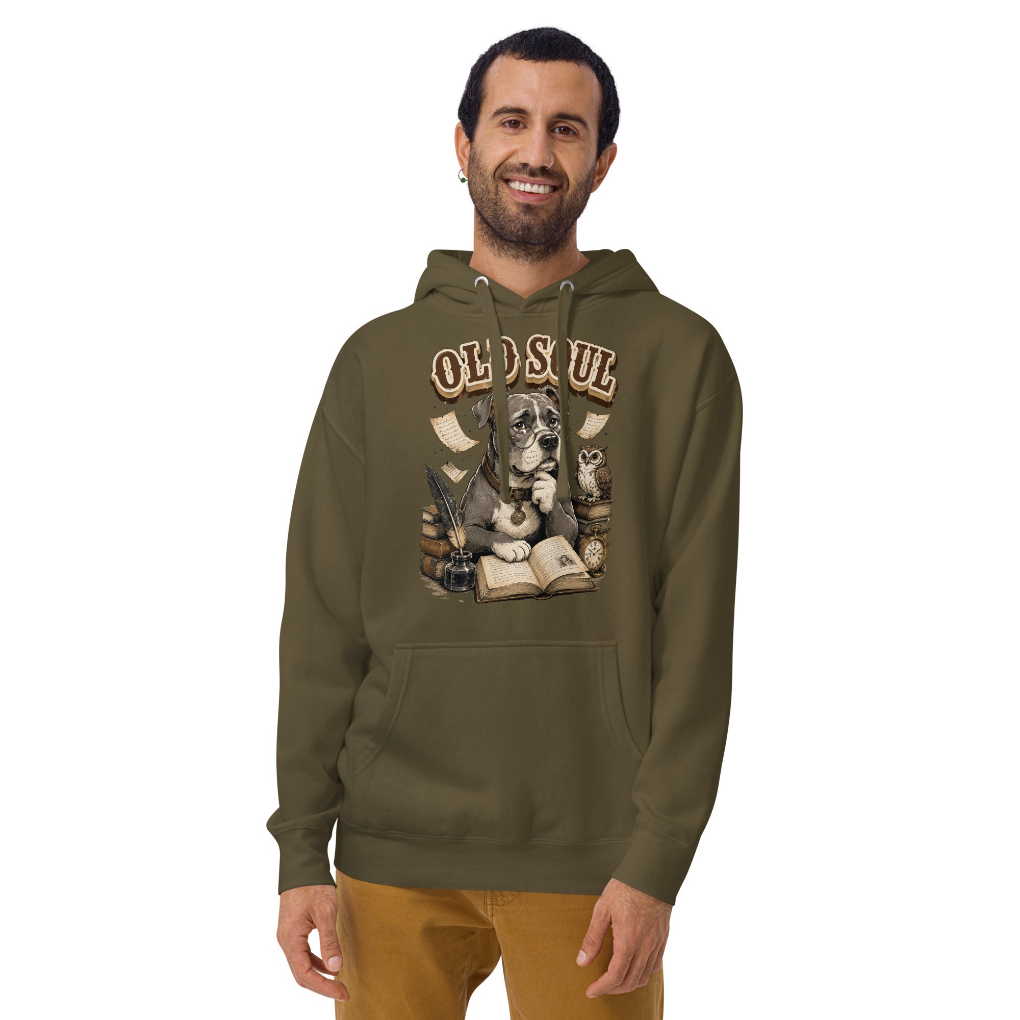 Pitbull Lovers | Unisex Premium Pullover Hoodie — Old Soul by printfluence.net