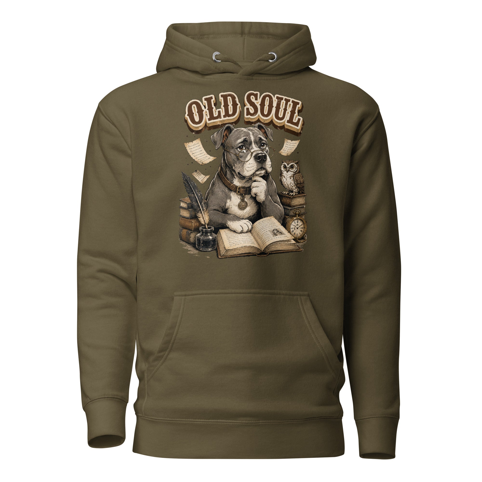 Pitbull Lovers | Unisex Premium Pullover Hoodie — Old Soul by printfluence.net