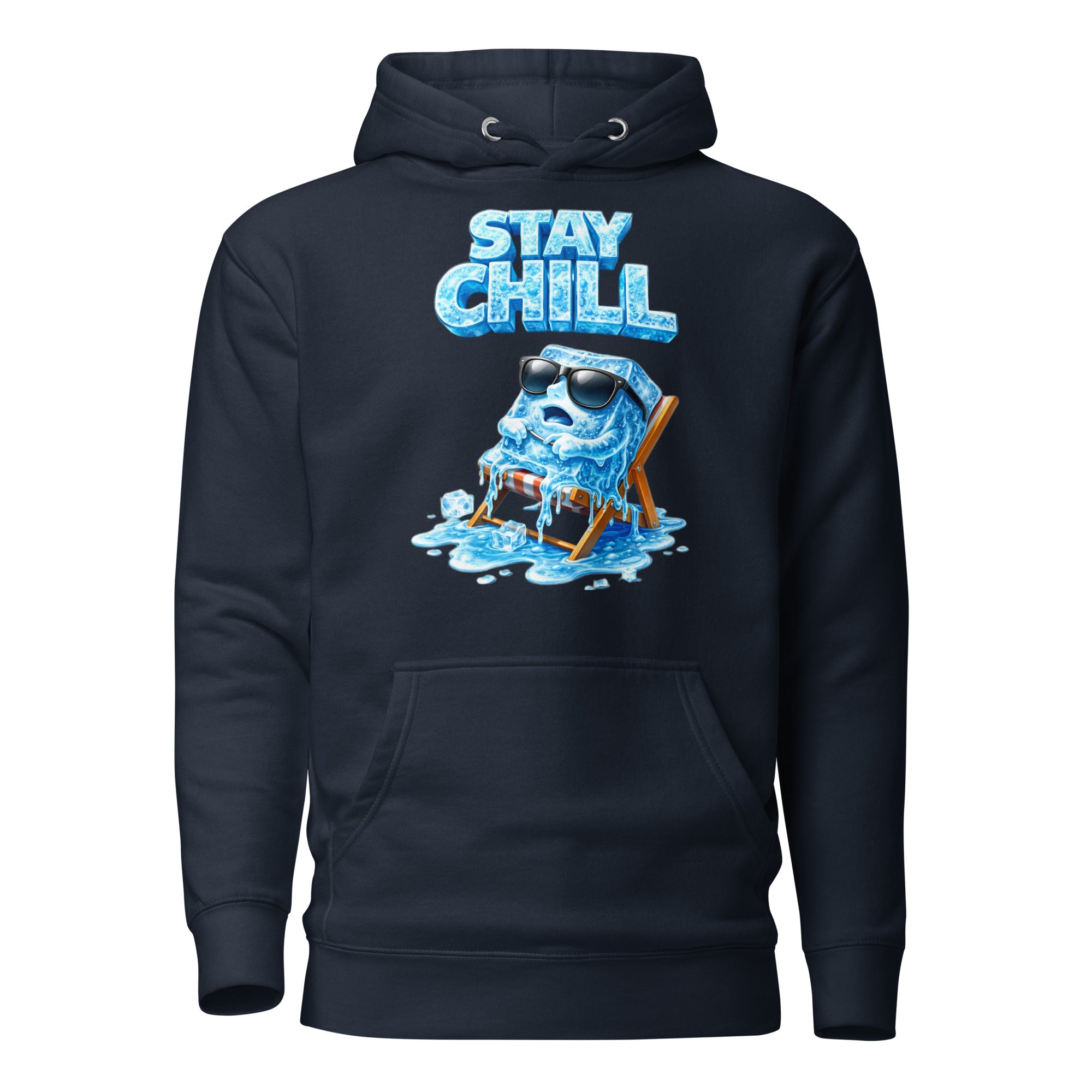 Unisex Hoodie - Stay Chill: The Ultimate Cool Ice Cube Unisex Hoodie 🧊❄️ by printfluence.net