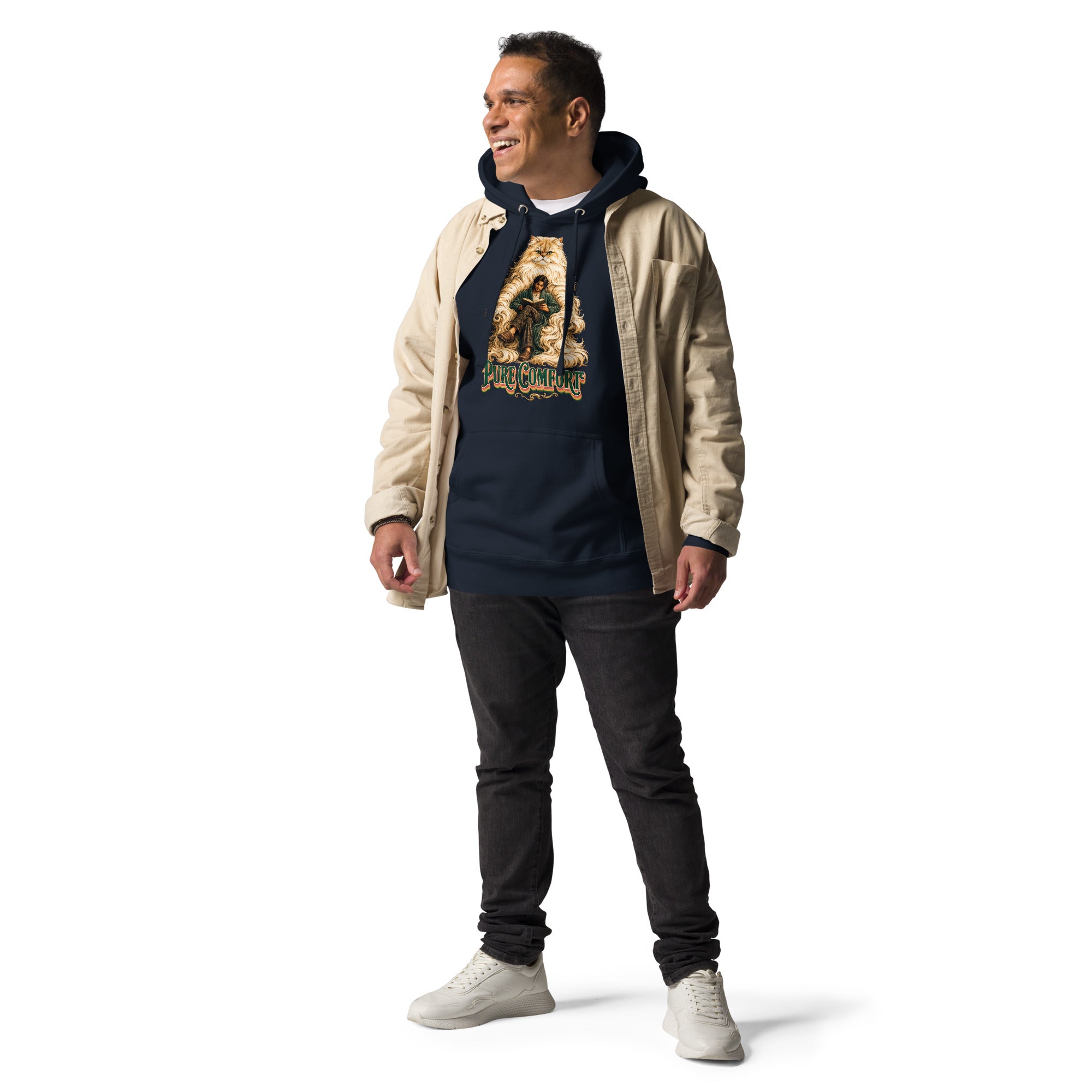 Cat Lovers Premium Pullover Hoodie Pure Comfort by printfluence.net