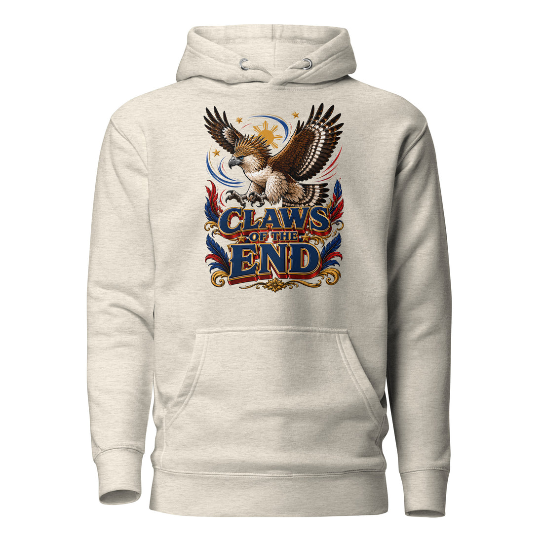 Philippine Eagle Claws Of The End Unisex Hoodie by printfluence.net