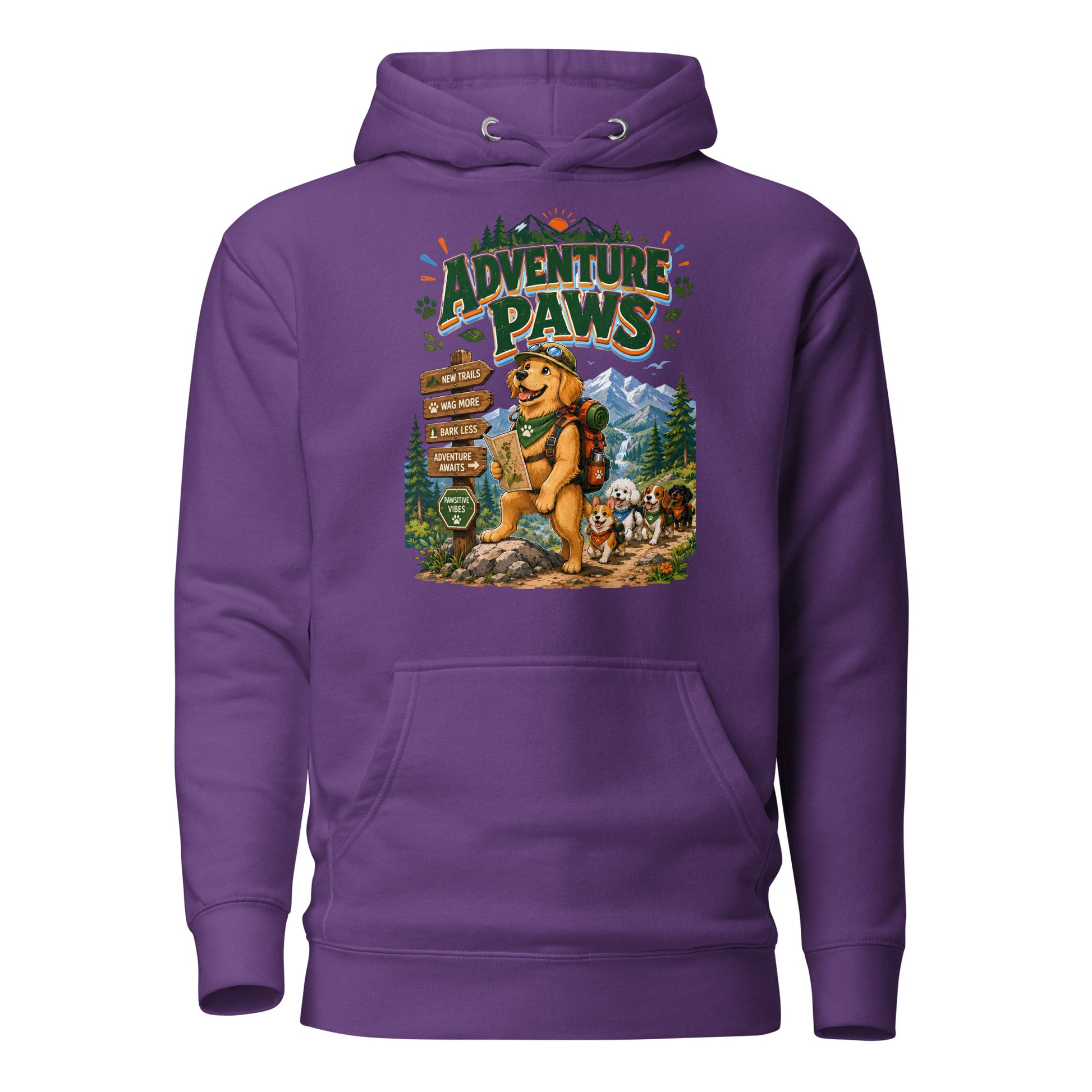 Elite Adventure Paws - Premium Luxury Hiking Hoodie for Dog Lovers by printfluence.net
