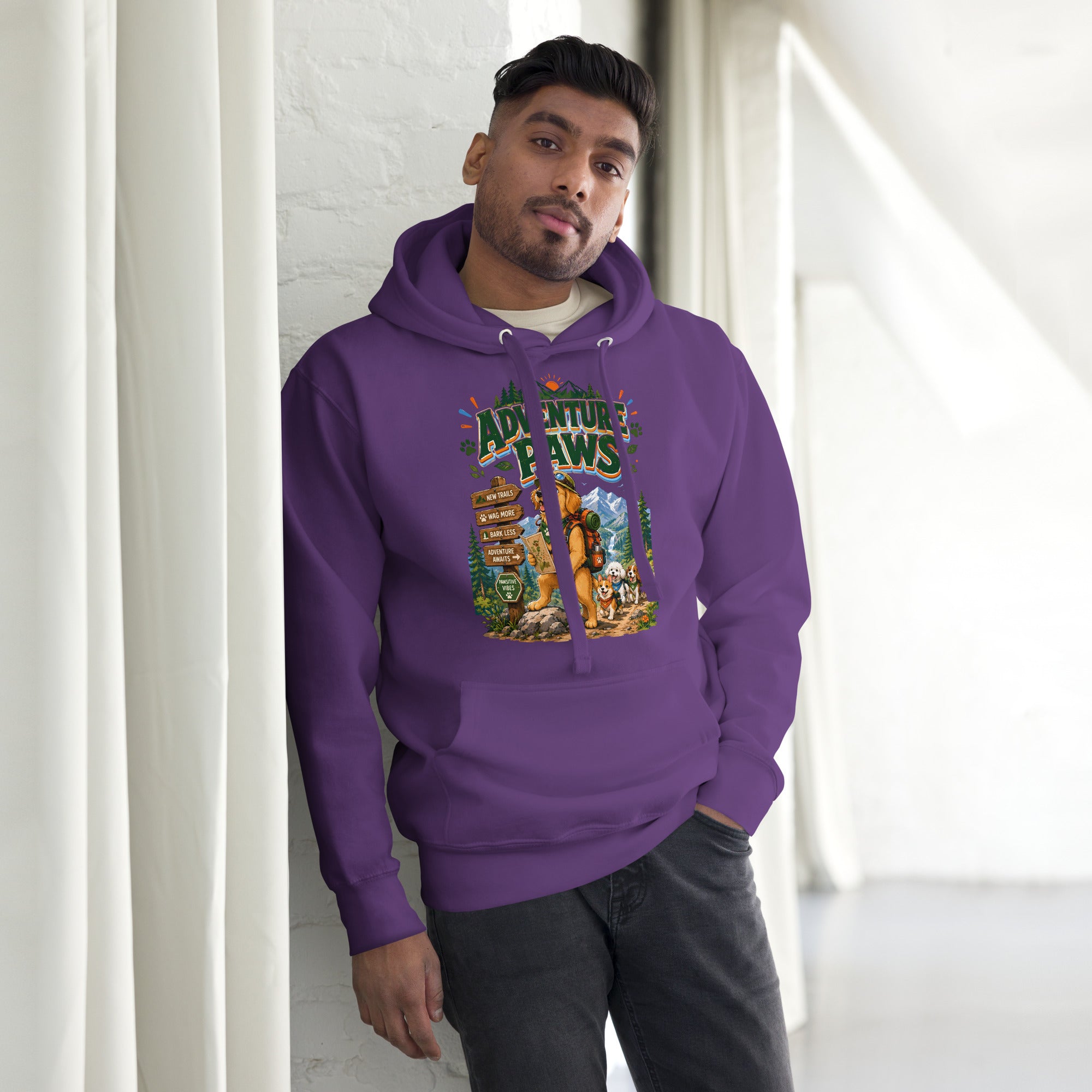 Elite Adventure Paws - Premium Luxury Hiking Hoodie for Dog Lovers by printfluence.net