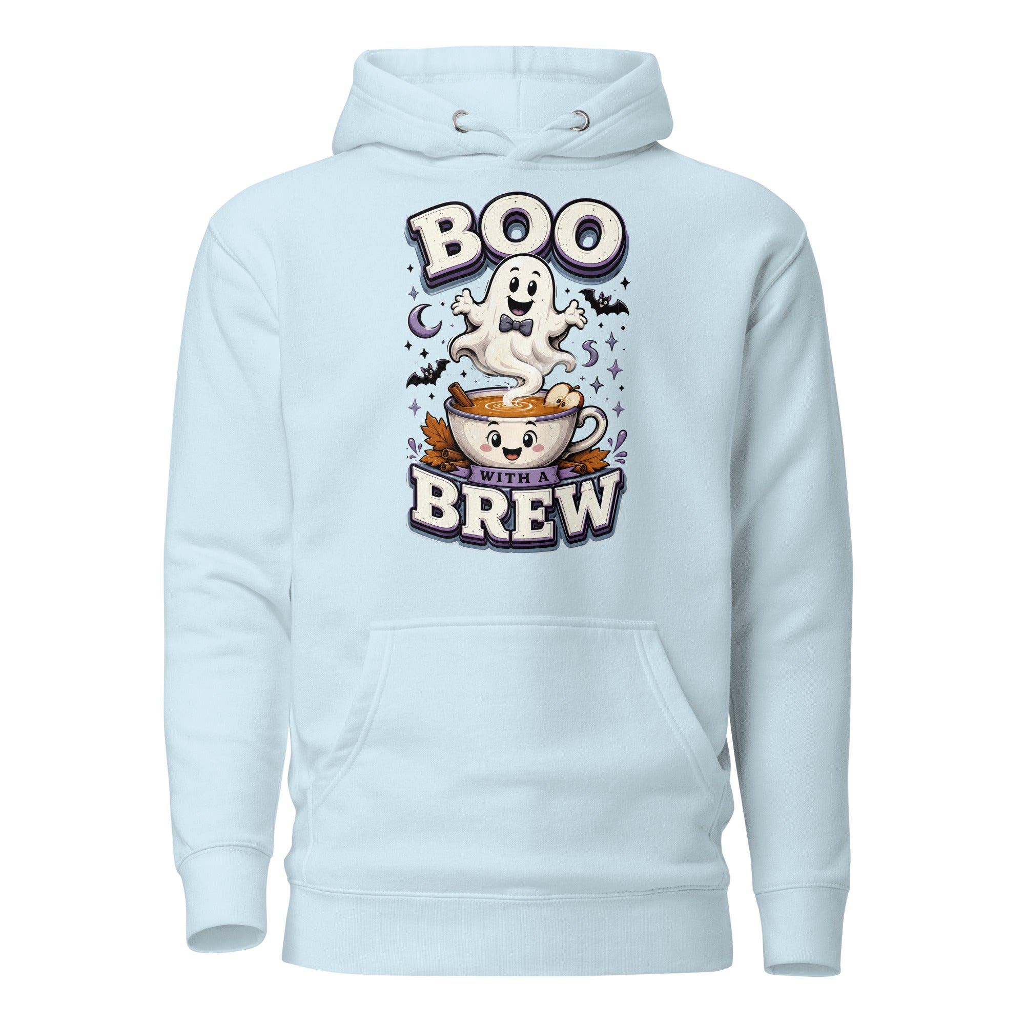 Boo With A Brew Cozy Horror Mystery Unisex Hoodie by printfluence.net