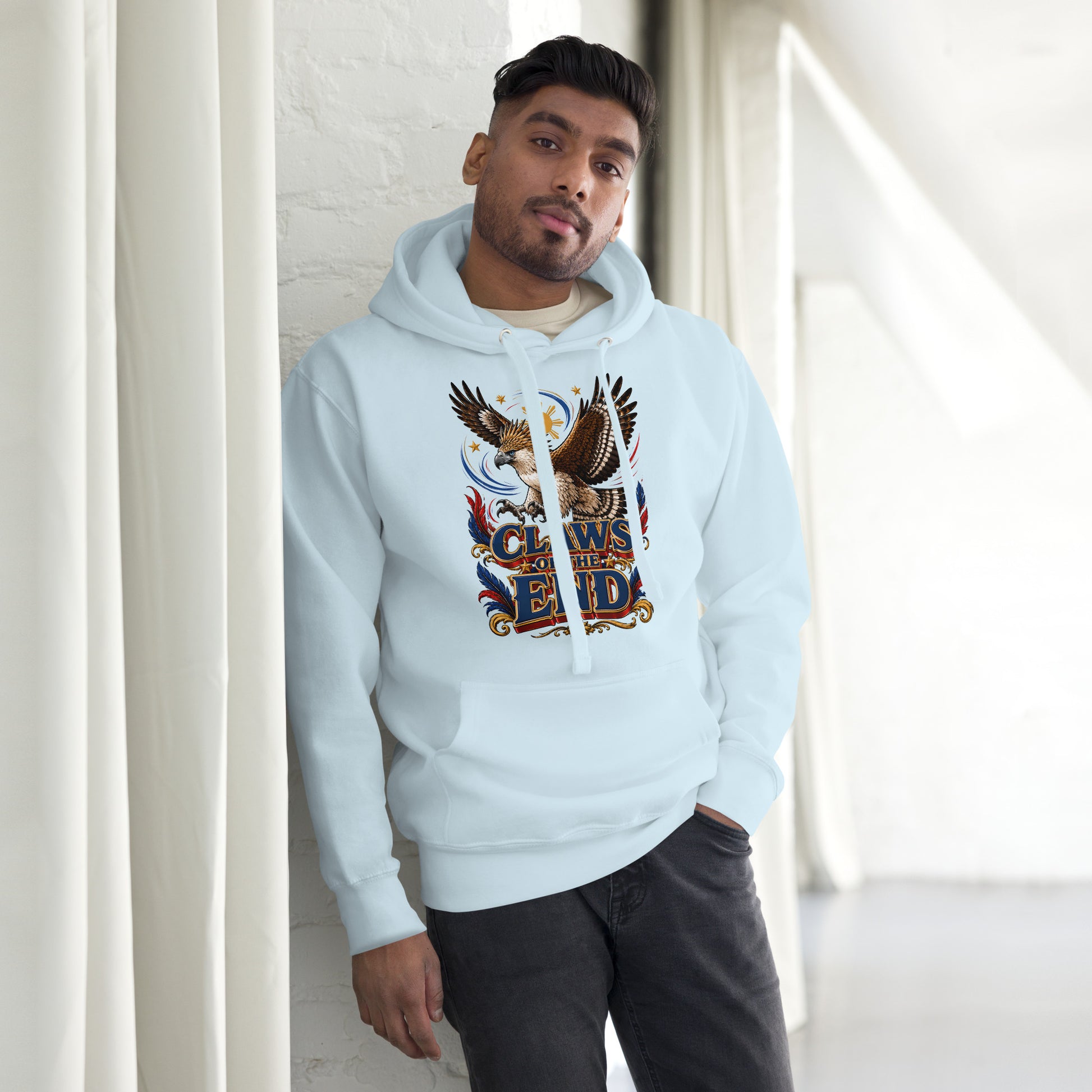Philippine Eagle Claws Of The End Unisex Hoodie by printfluence.net