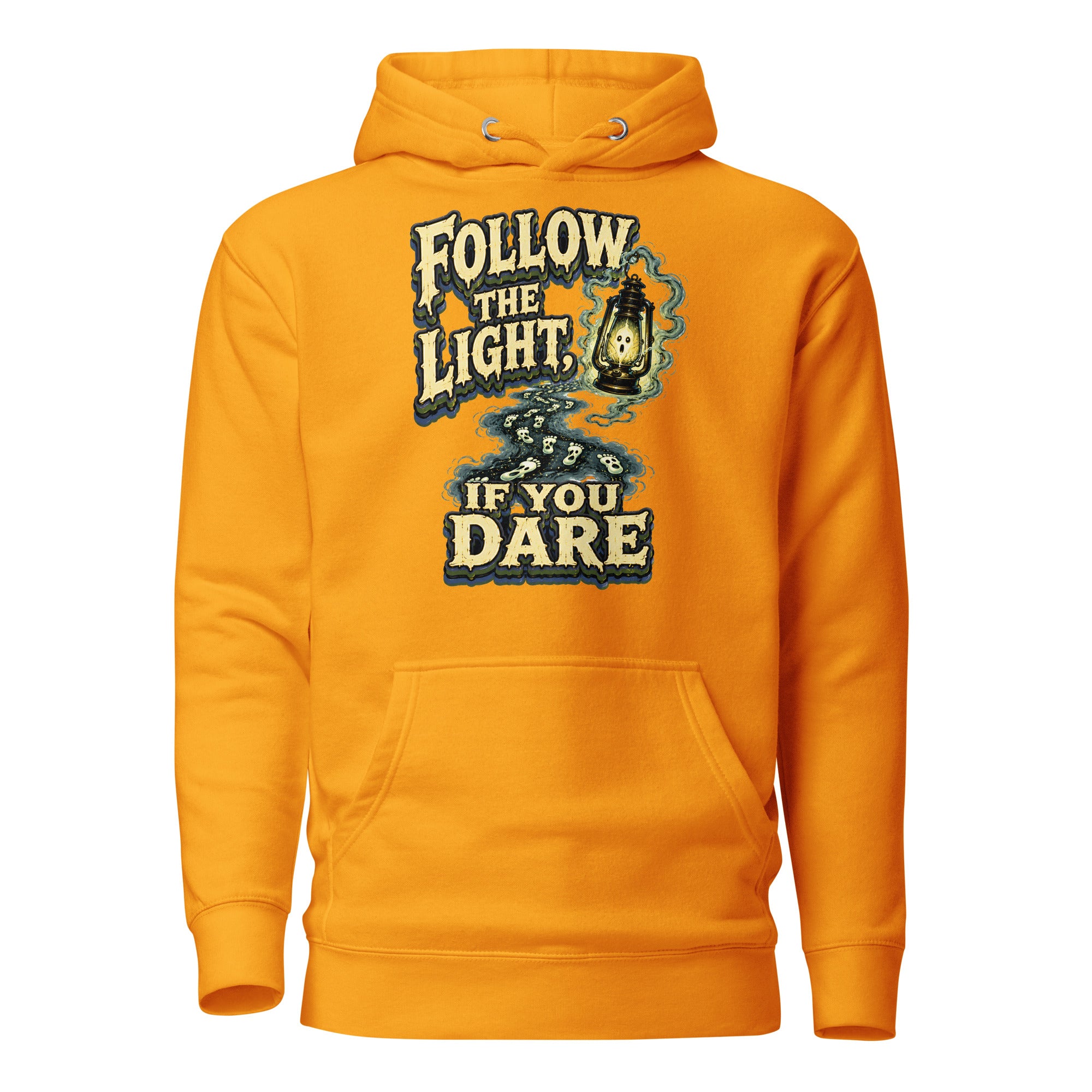 Follow The Light | Premium Horror Mystery Unisex Hoodie by printfluence.net