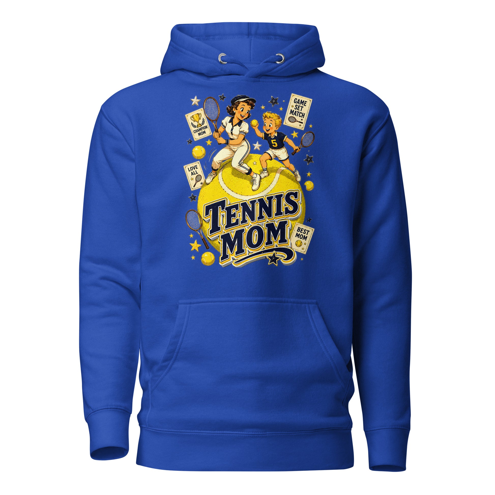 Unisex Hoodie - Elite Tennis Mom Champion - Premium Mother's Day by printfluence.net