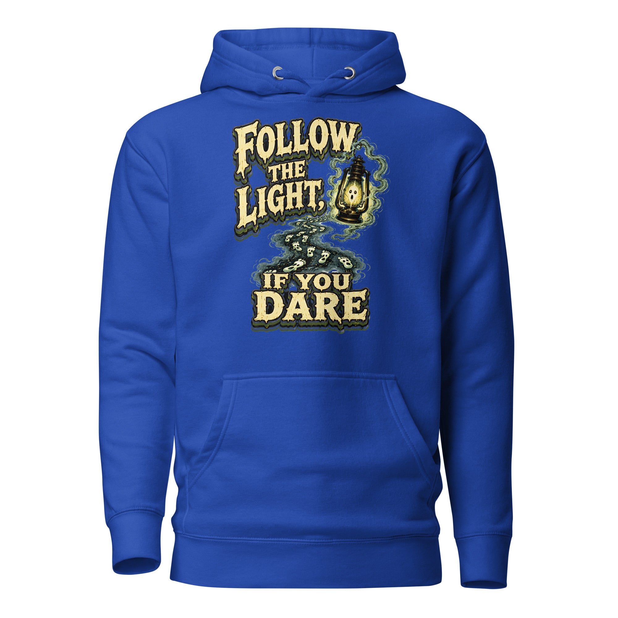 Follow The Light | Premium Horror Mystery Unisex Hoodie by printfluence.net