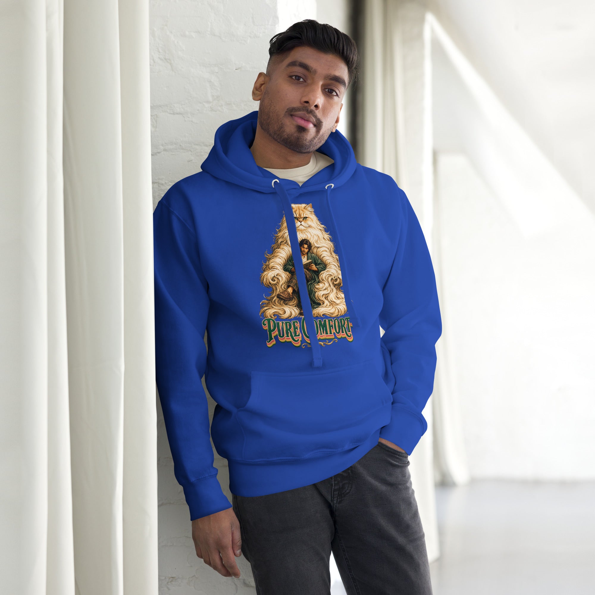 Cat Lovers Premium Pullover Hoodie Pure Comfort by printfluence.net