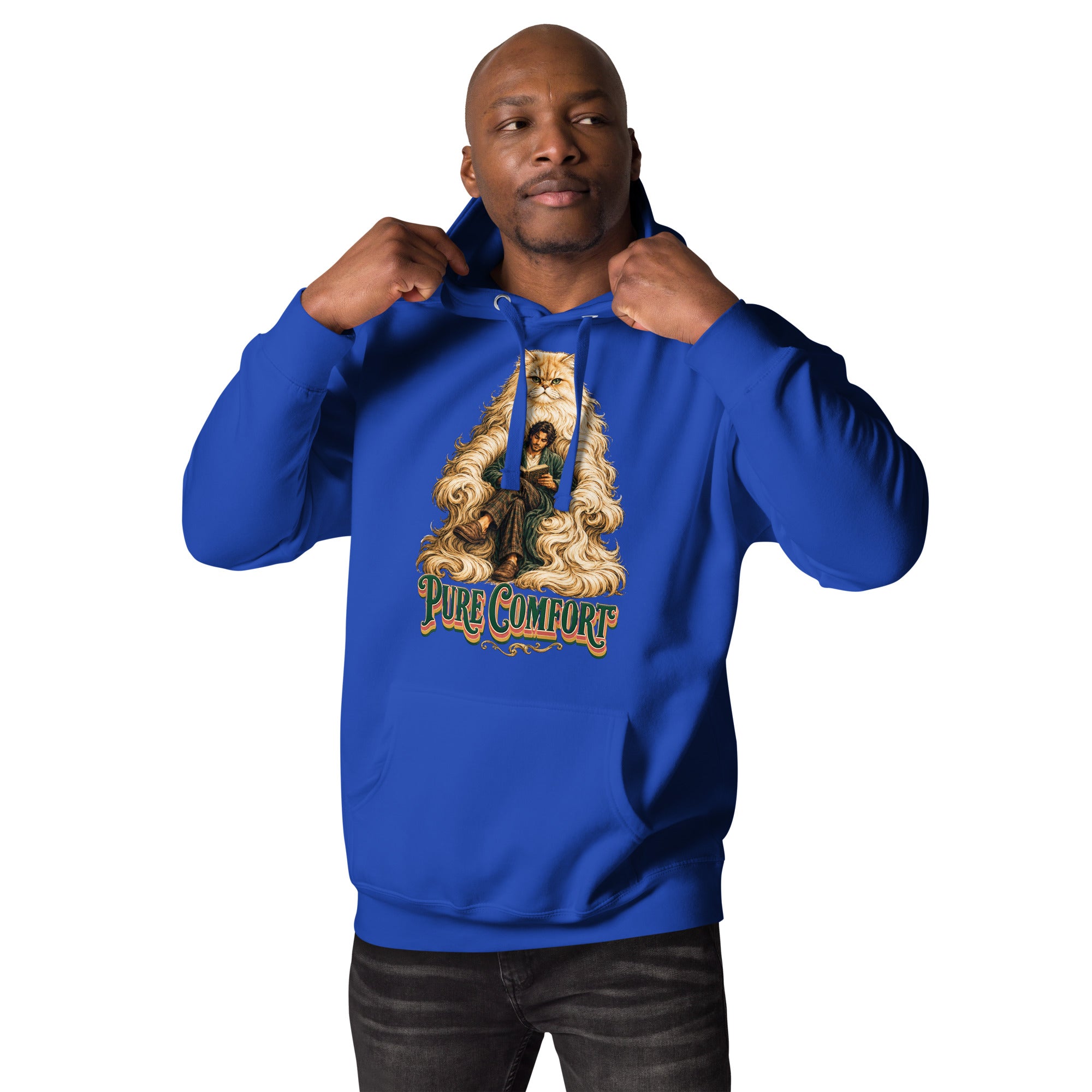 Cat Lovers Premium Pullover Hoodie Pure Comfort by printfluence.net