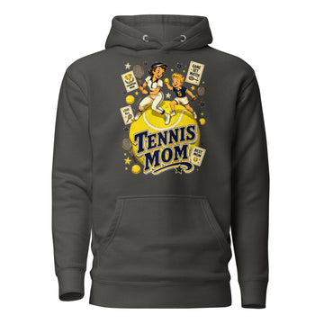 Unisex Hoodie - Elite Tennis Mom Champion - Premium Mother's Day by printfluence.net