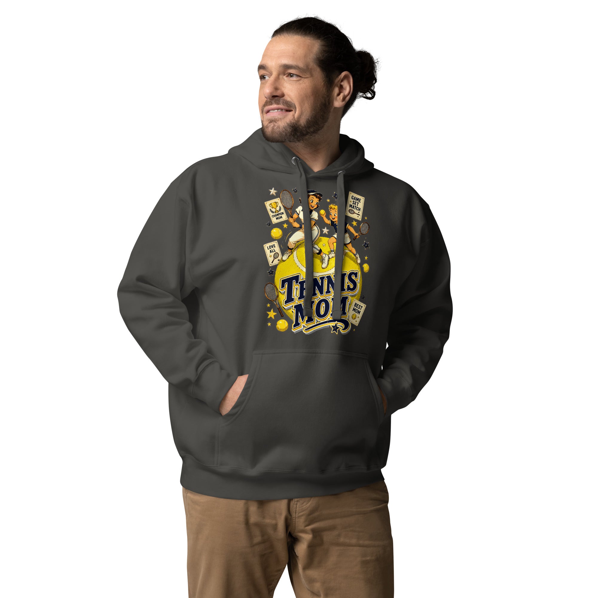 Unisex Hoodie - Elite Tennis Mom Champion - Premium Mother's Day by printfluence.net