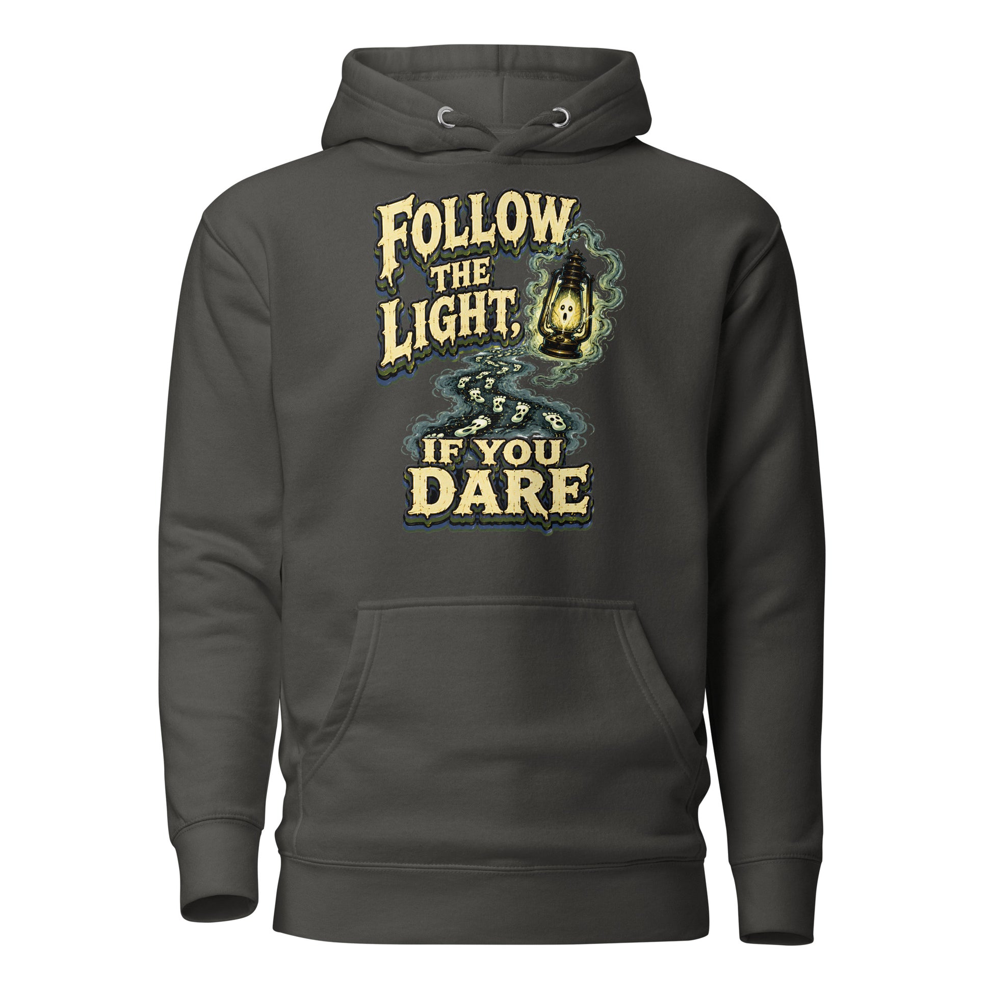 Follow The Light | Premium Horror Mystery Unisex Hoodie by printfluence.net