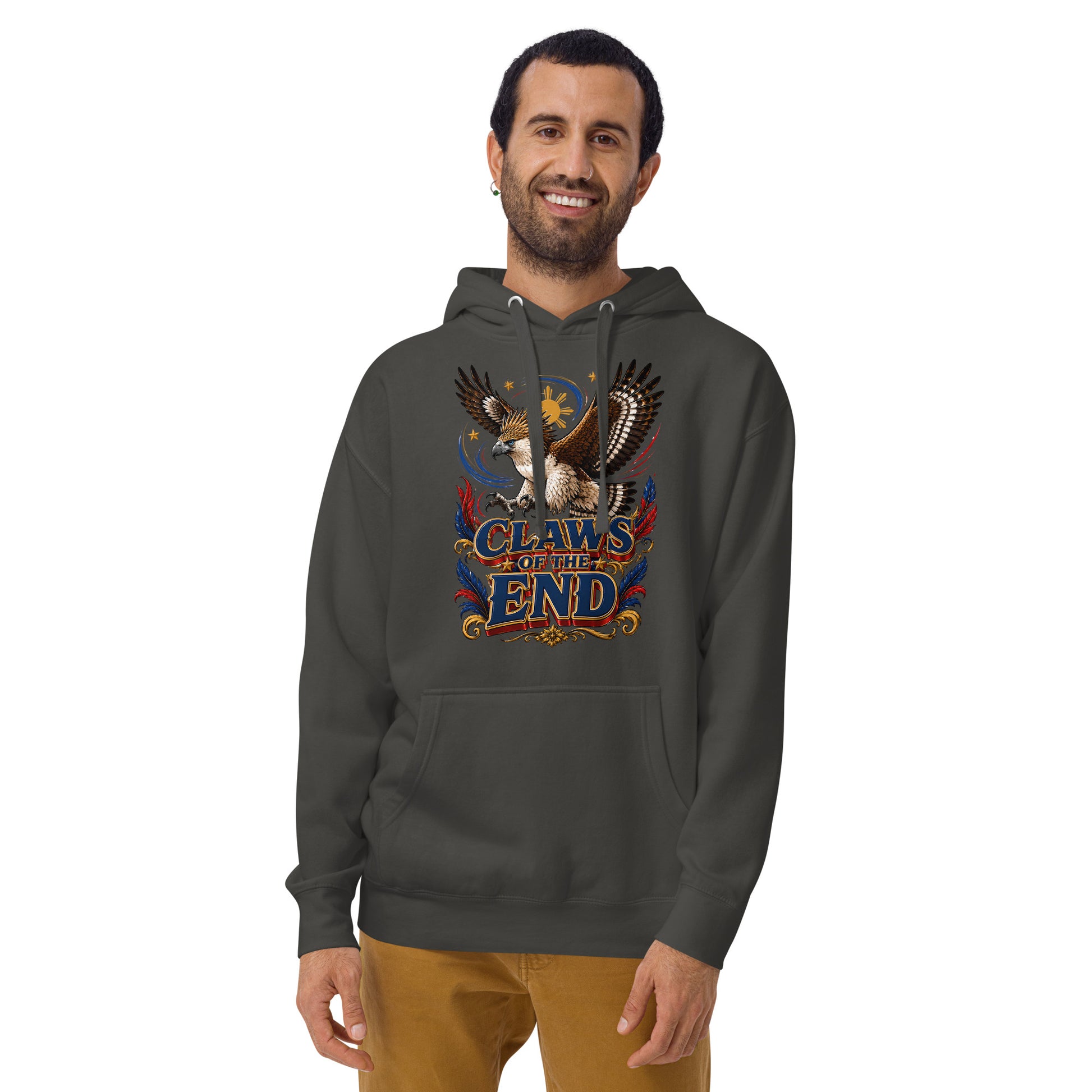 Philippine Eagle Claws Of The End Unisex Hoodie by printfluence.net