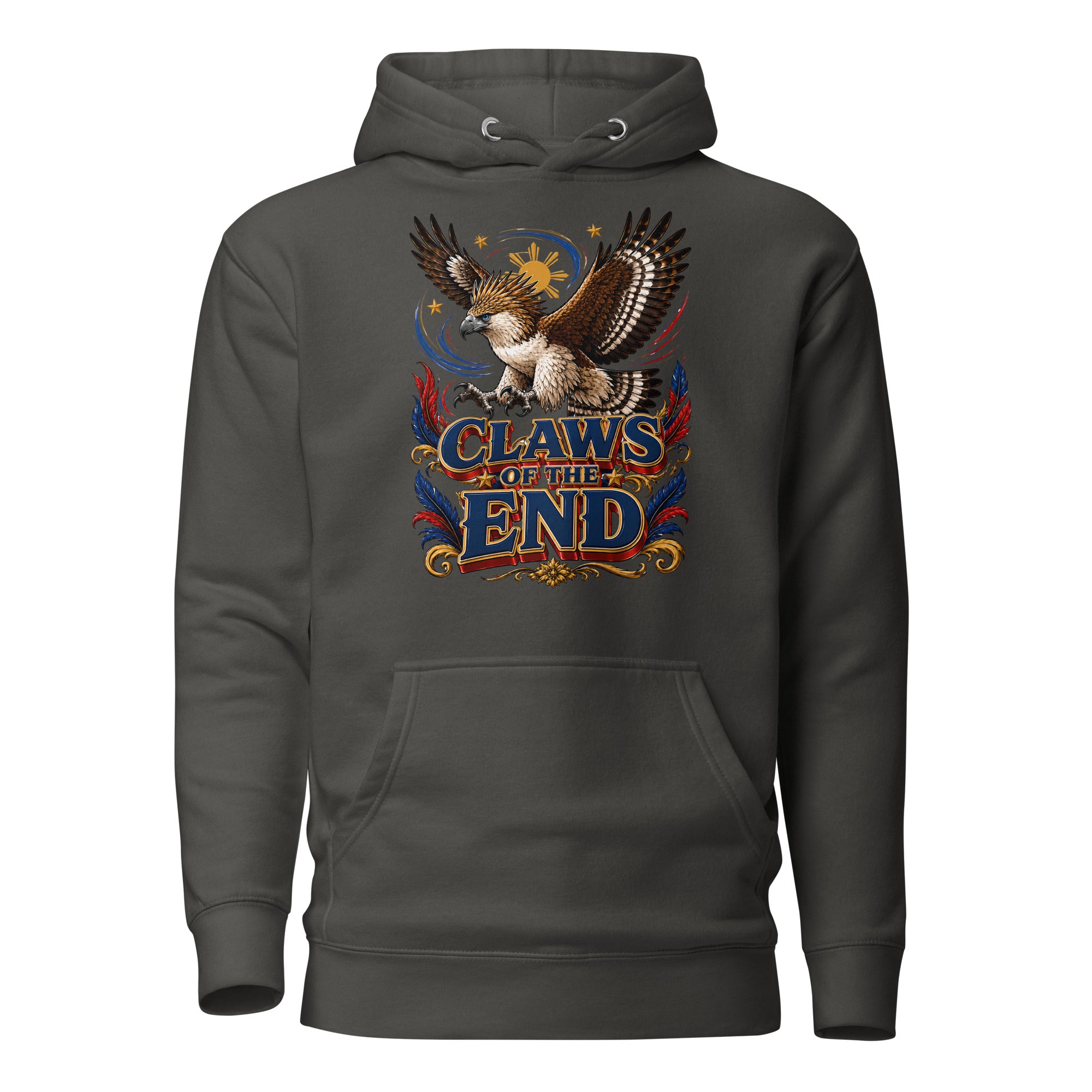 Philippine Eagle Claws Of The End Unisex Hoodie by printfluence.net