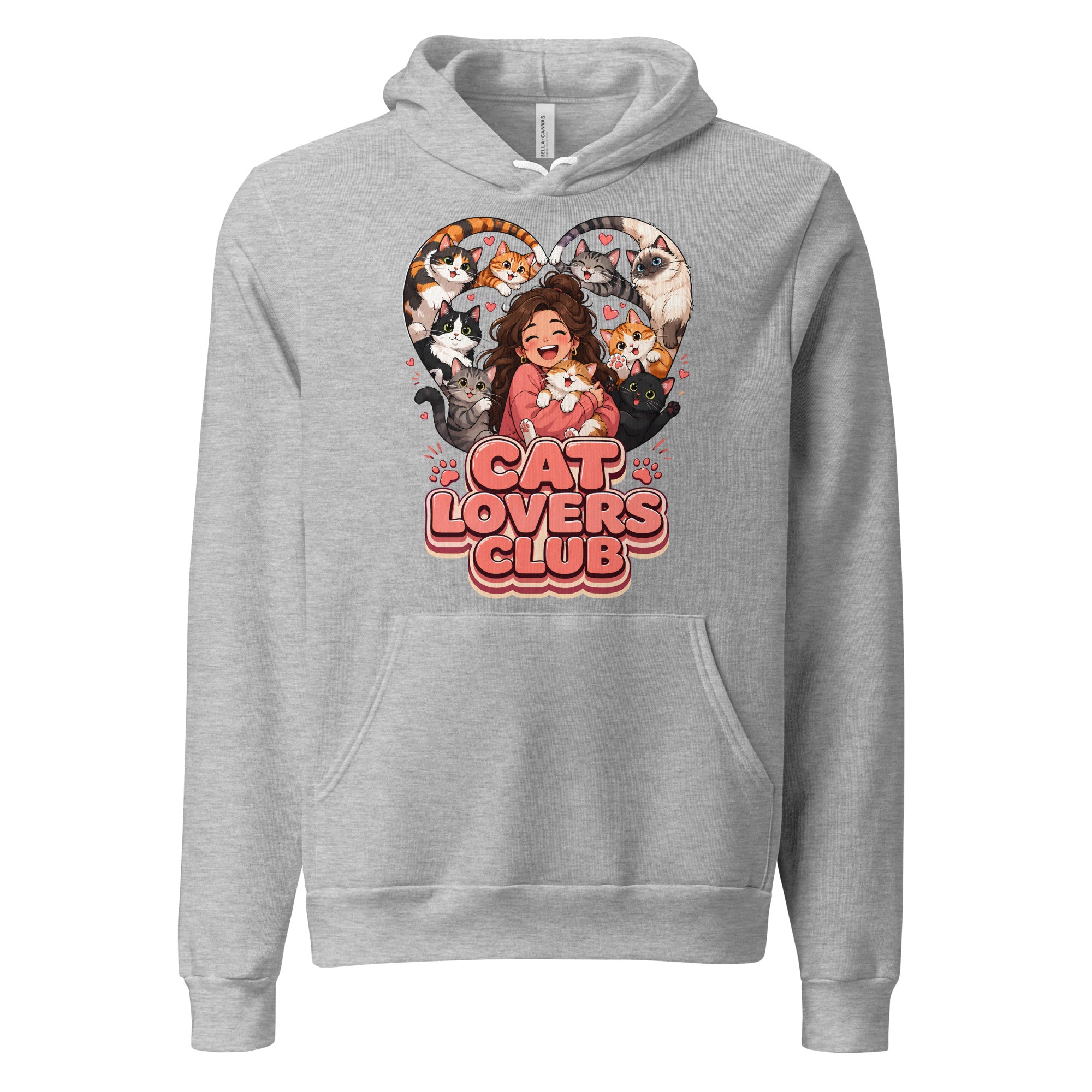Elite Cat Lovers Club - Premium Luxury Hoodie for Cat Lovers by printfluence.net
