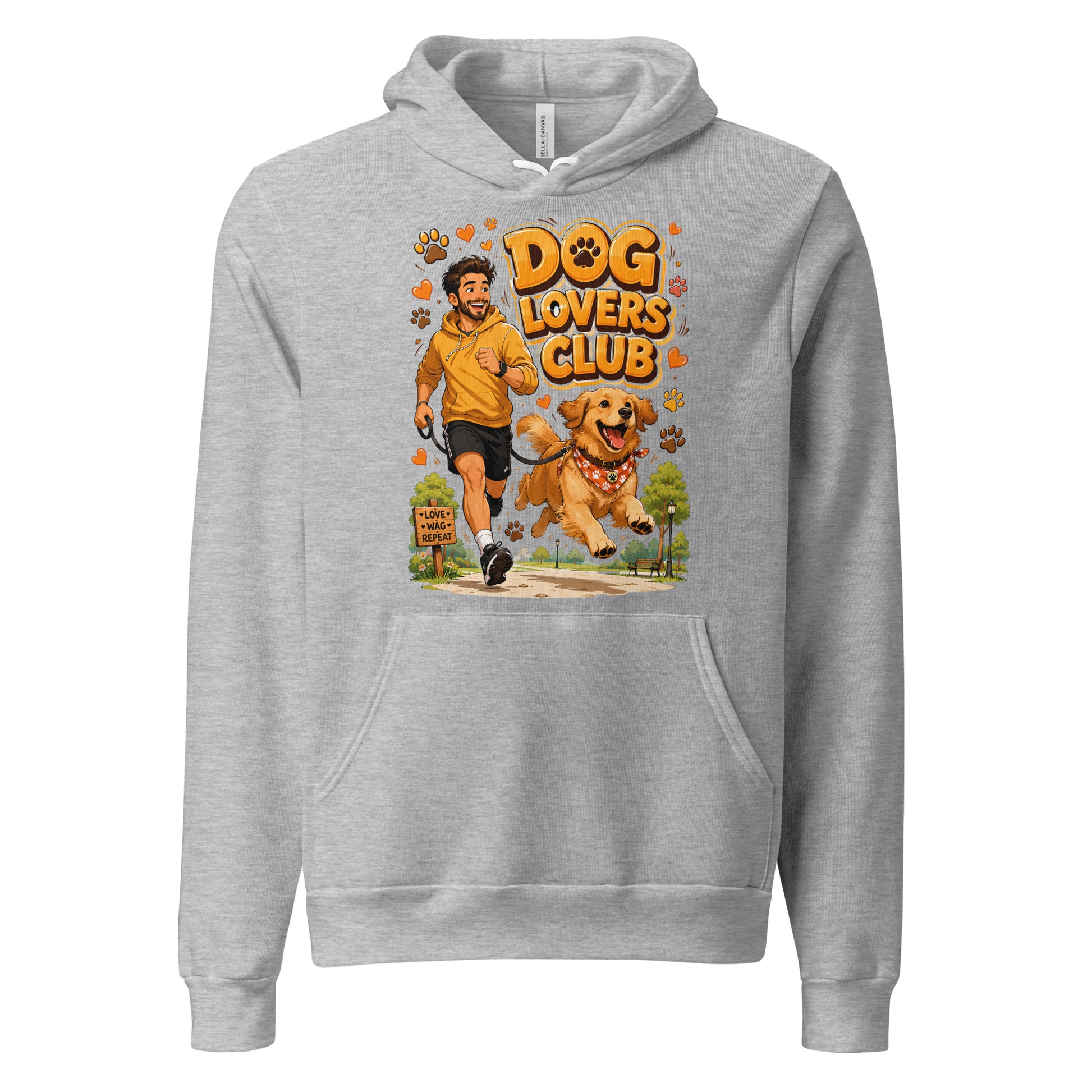 Elite Dog Lovers Club - Premium Luxury Golden Retriever Unisex Hoodie by printfluence.net