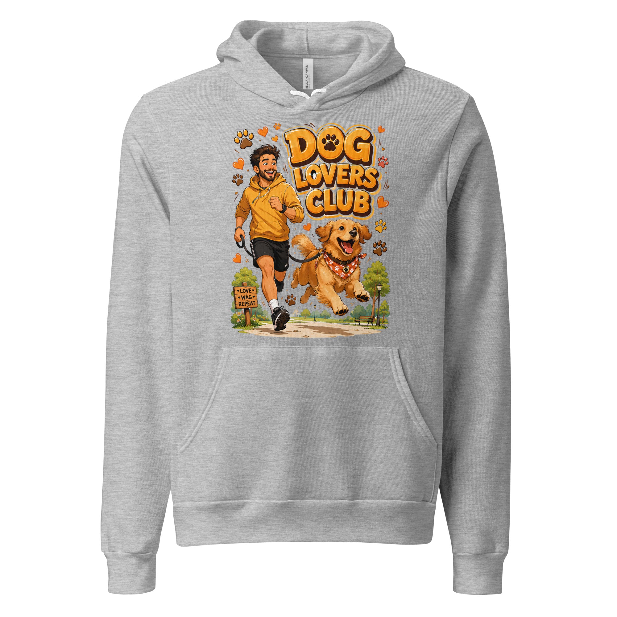 Elite Dog Lovers Club - Premium Luxury Golden Retriever Unisex Hoodie by printfluence.net