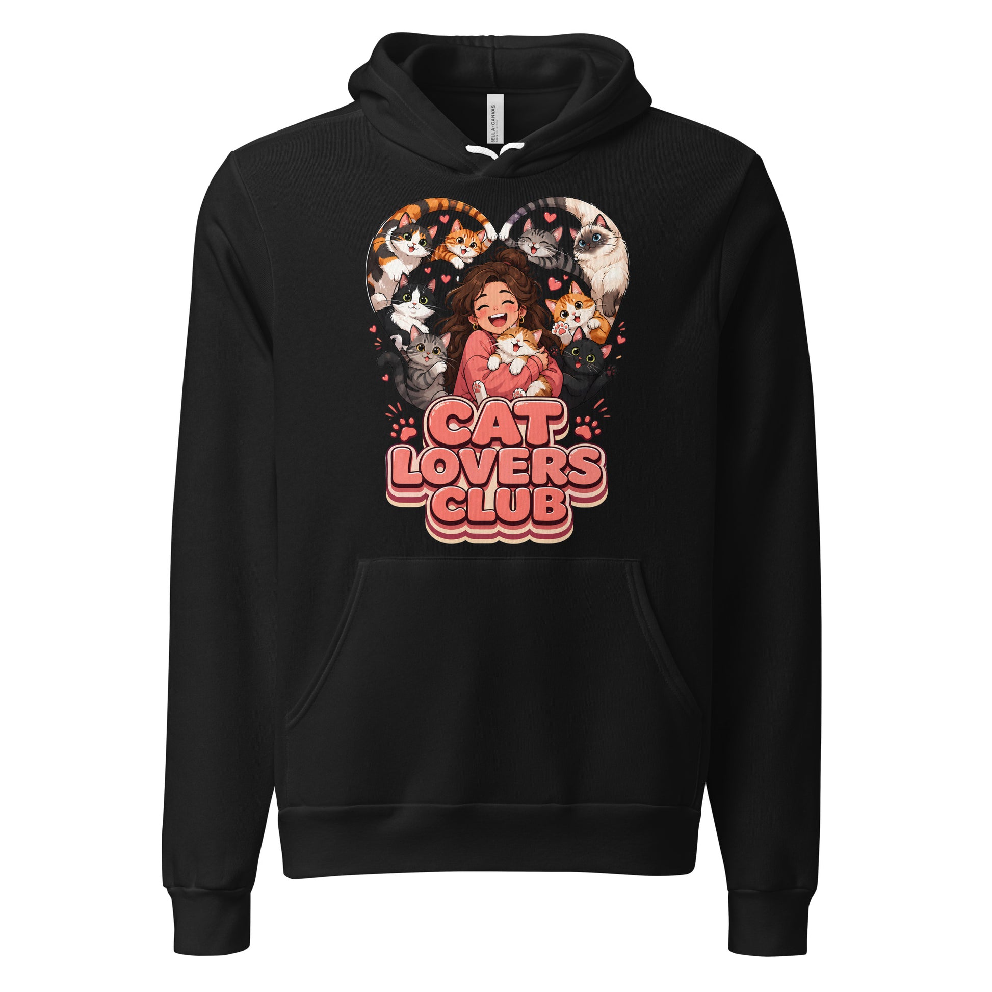 Elite Cat Lovers Club - Premium Luxury Hoodie for Cat Lovers by printfluence.net