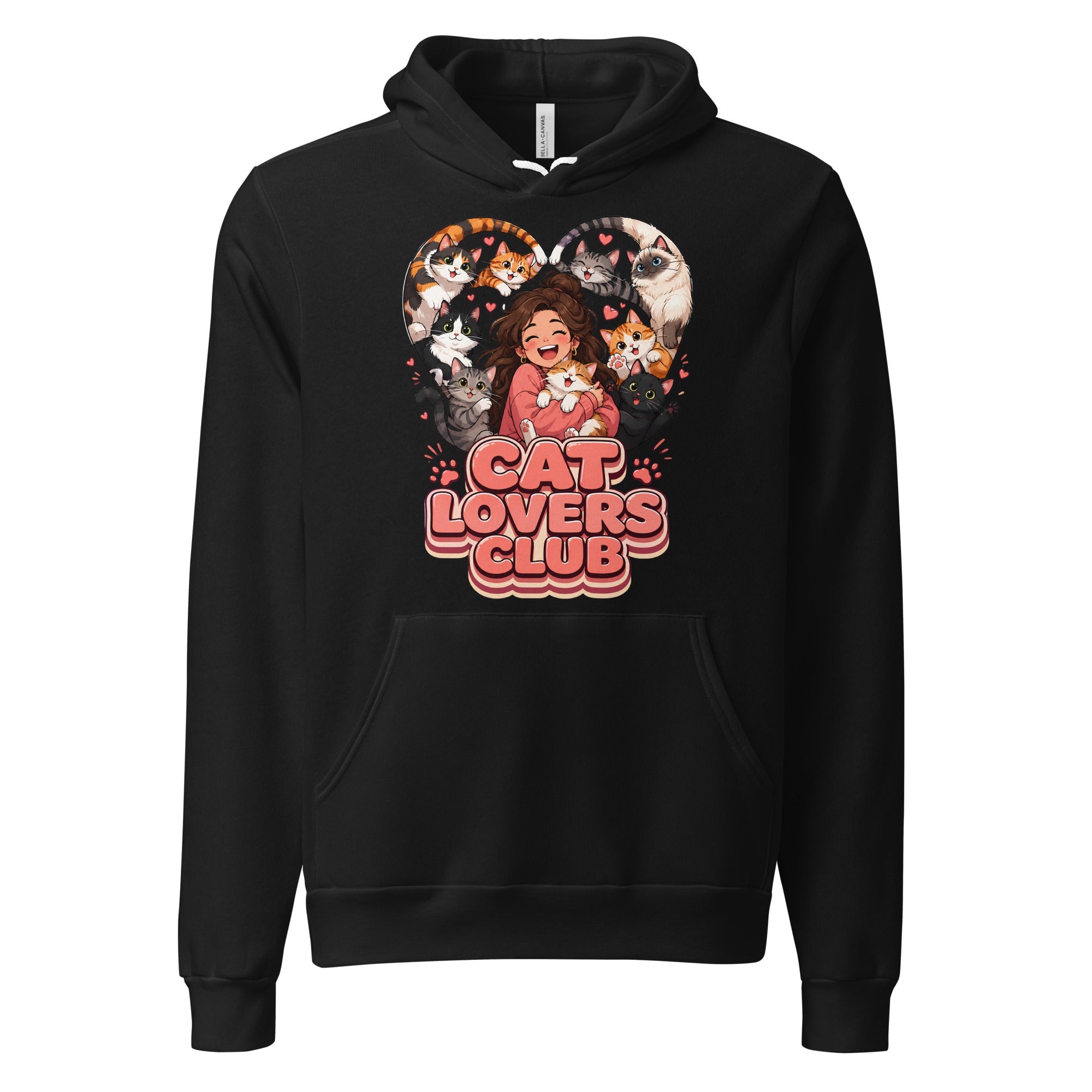 Elite Cat Lovers Club - Premium Luxury Hoodie for Cat Lovers by printfluence.net