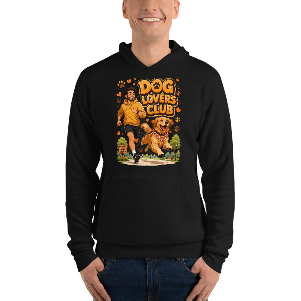 Elite Dog Lovers Club - Premium Luxury Golden Retriever Unisex Hoodie by printfluence.net