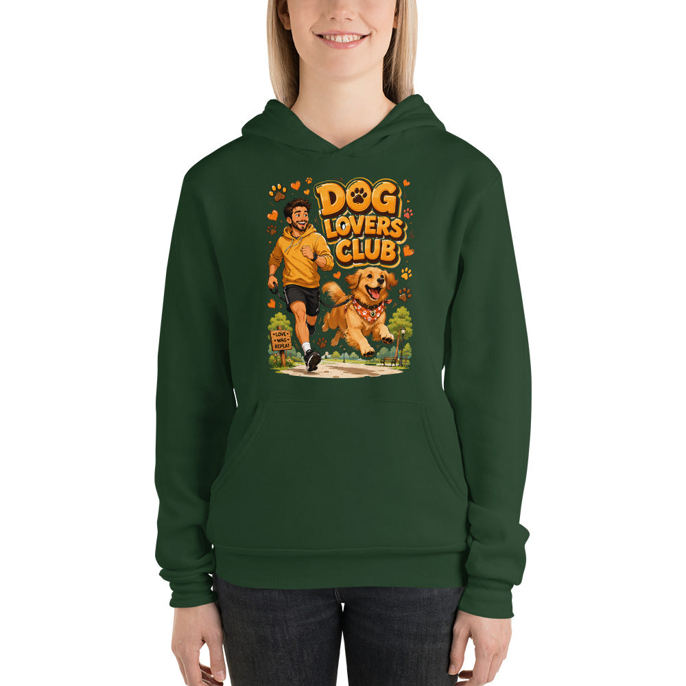 Elite Dog Lovers Club - Premium Luxury Golden Retriever Unisex Hoodie by printfluence.net