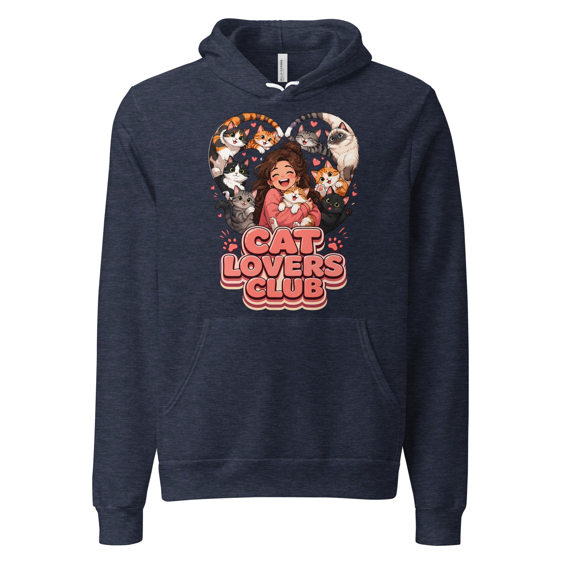 Elite Cat Lovers Club - Premium Luxury Hoodie for Cat Lovers by printfluence.net