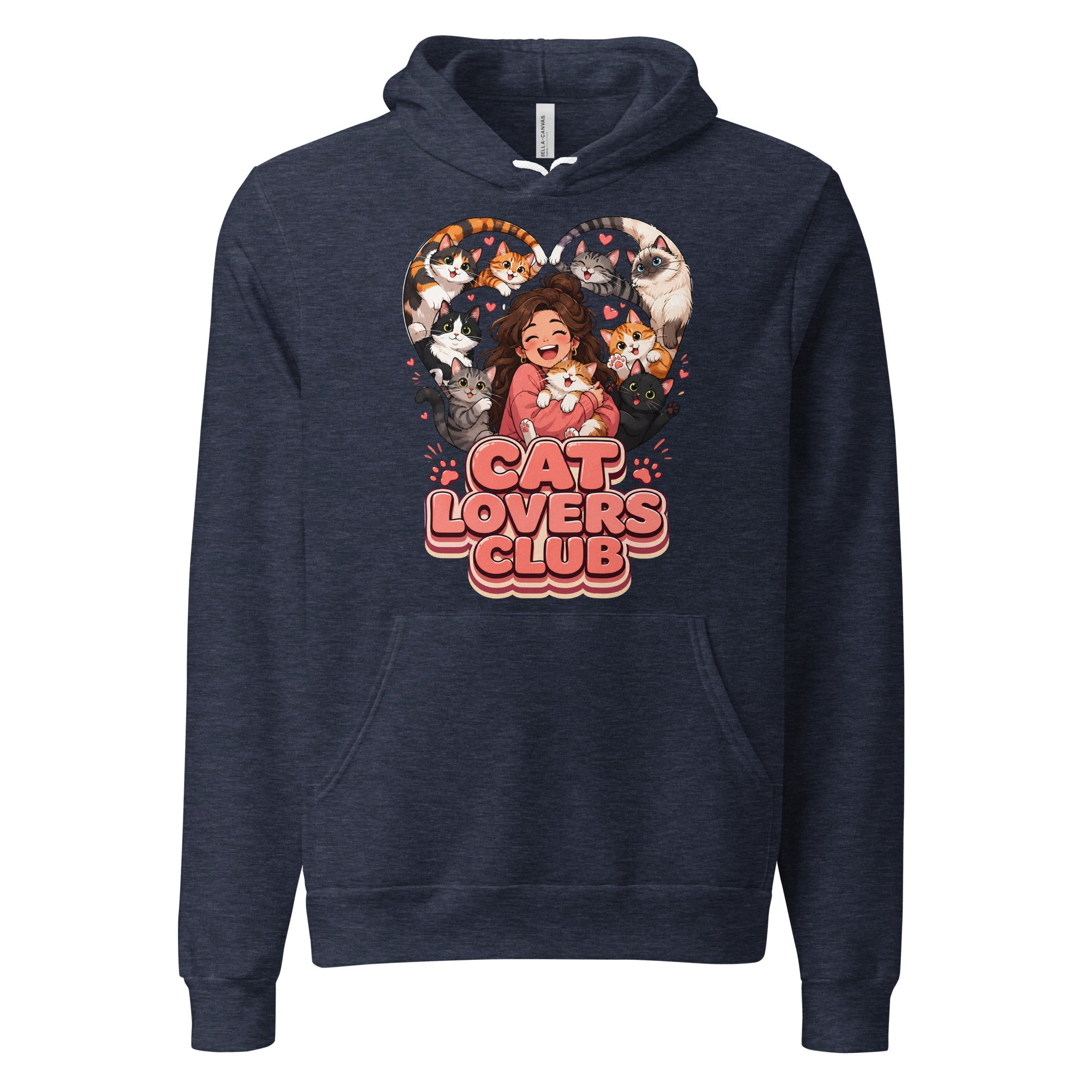 Elite Cat Lovers Club - Premium Luxury Hoodie for Cat Lovers by printfluence.net