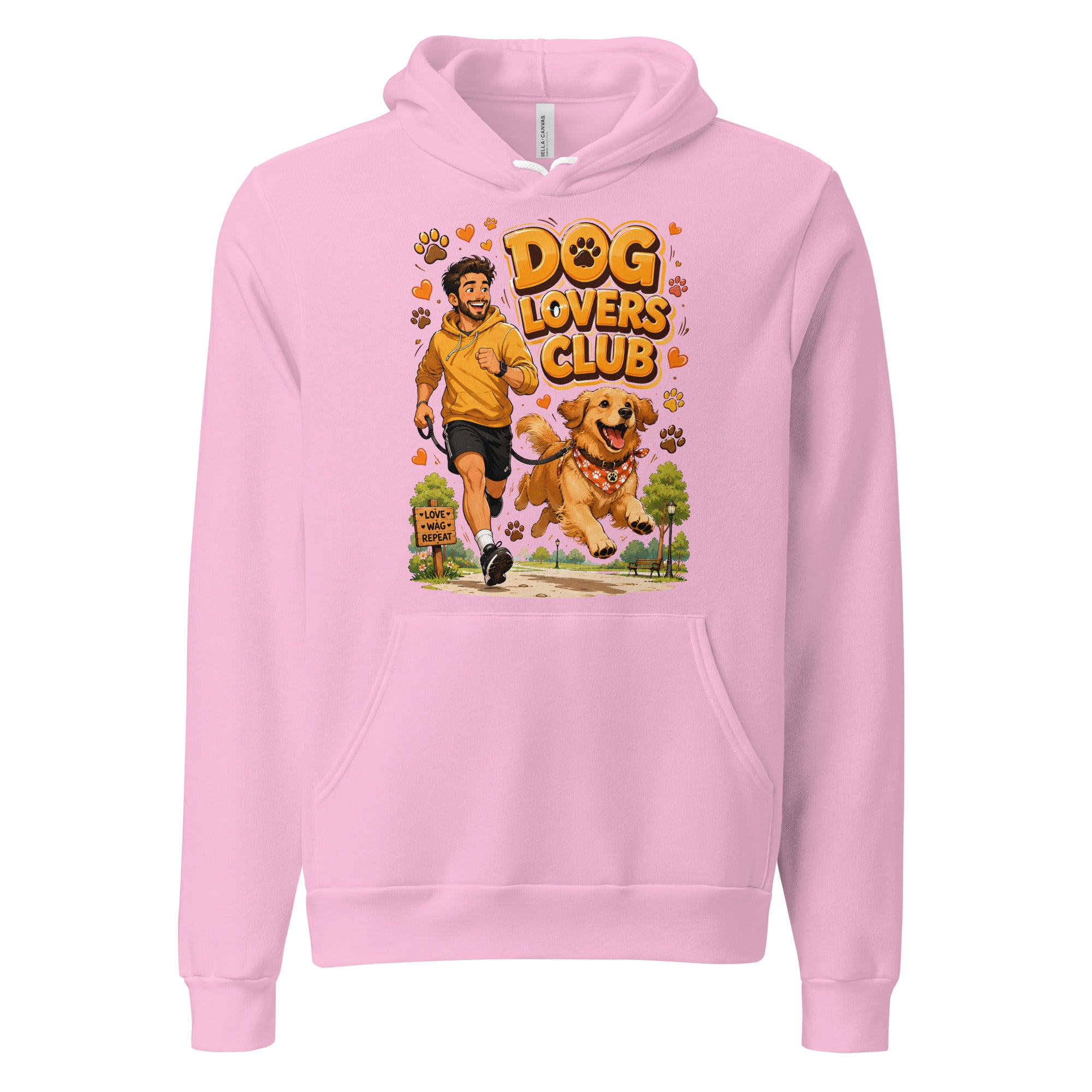 Elite Dog Lovers Club - Premium Luxury Golden Retriever Unisex Hoodie by printfluence.net