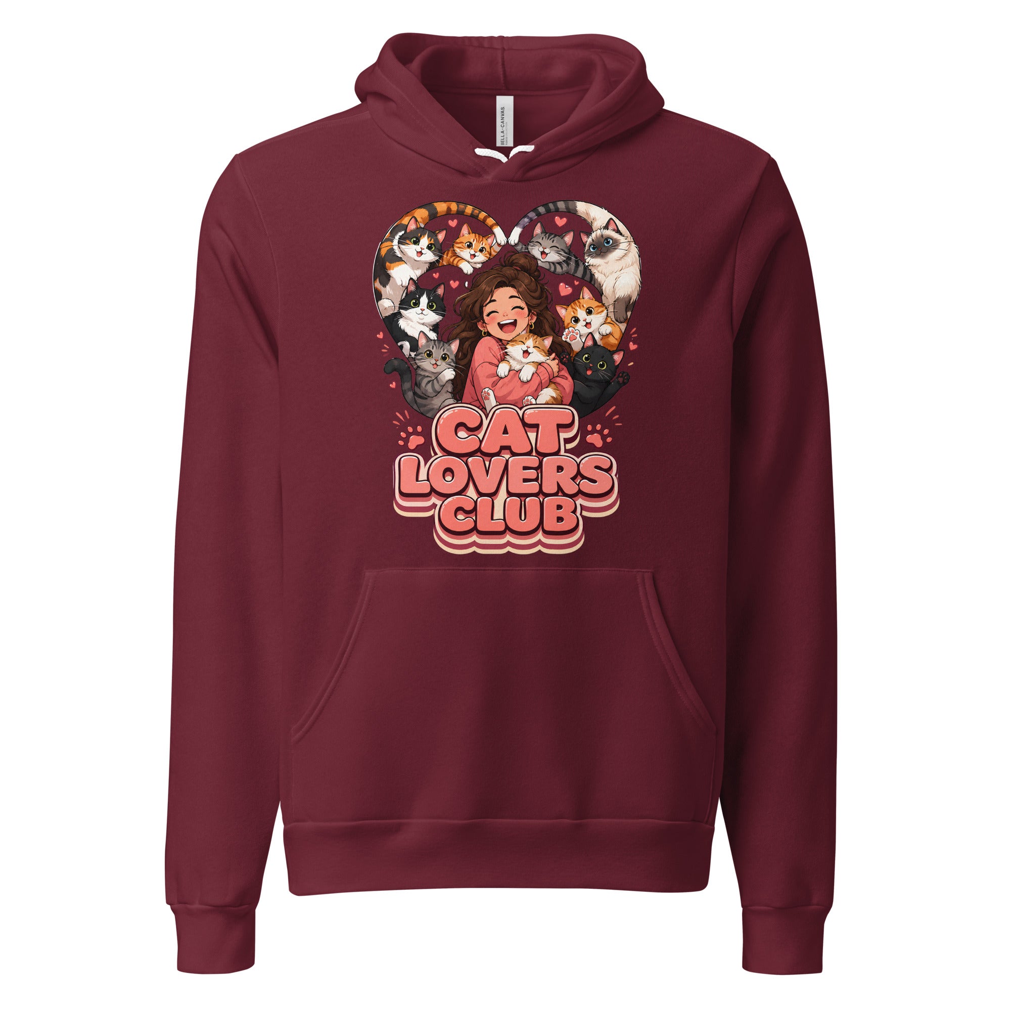 Elite Cat Lovers Club - Premium Luxury Hoodie for Cat Lovers by printfluence.net