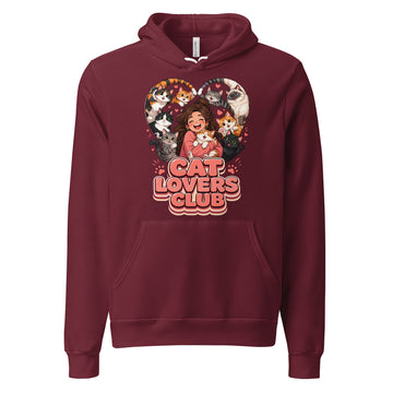 Elite Cat Lovers Club - Premium Luxury Hoodie for Cat Lovers by printfluence.net
