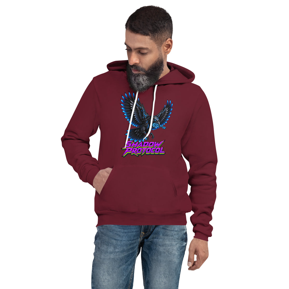 Cyberpunk Animals Lovers | Unisex Pullover Hoodie — SHADOW PROTOCOL by printfluence