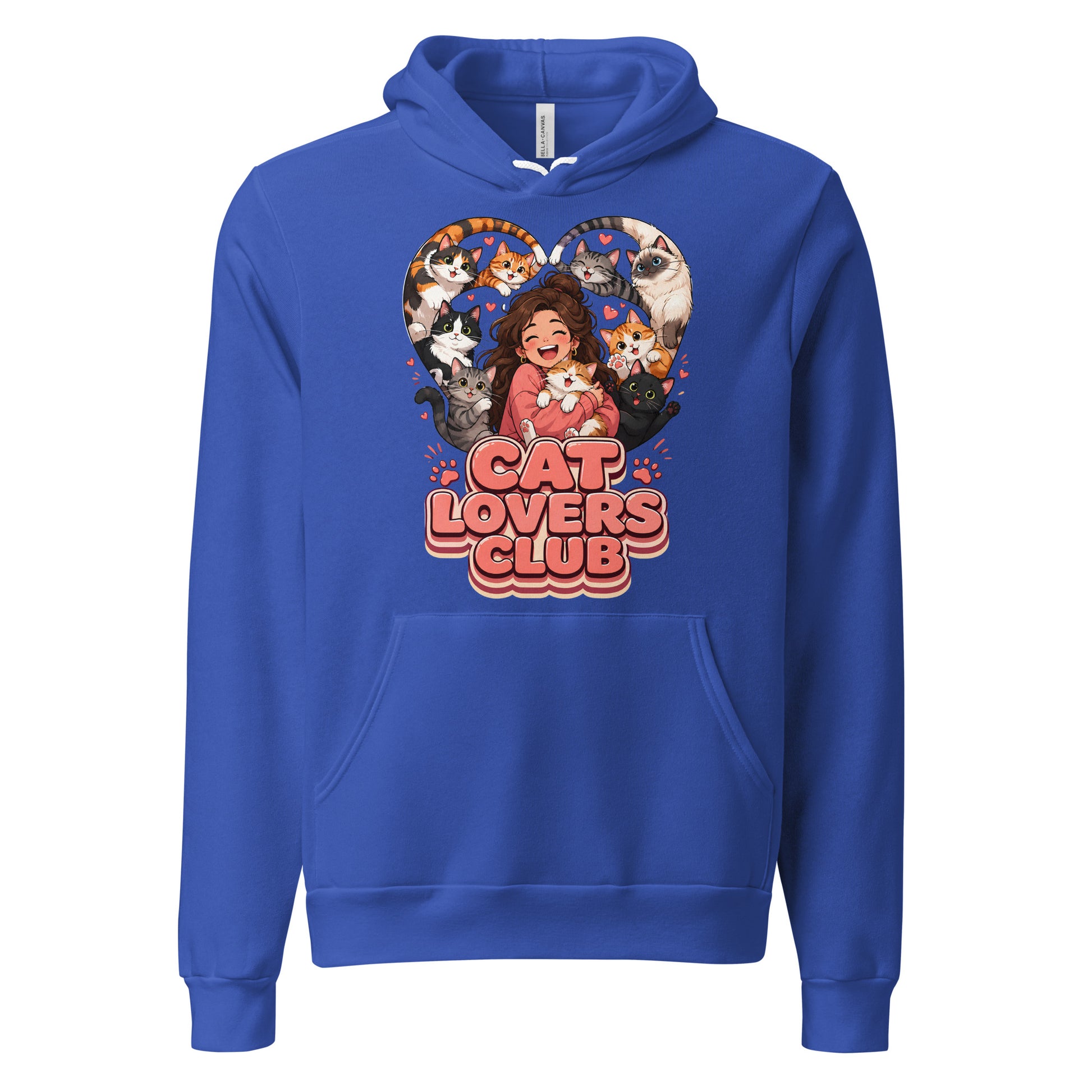 Elite Cat Lovers Club - Premium Luxury Hoodie for Cat Lovers by printfluence.net