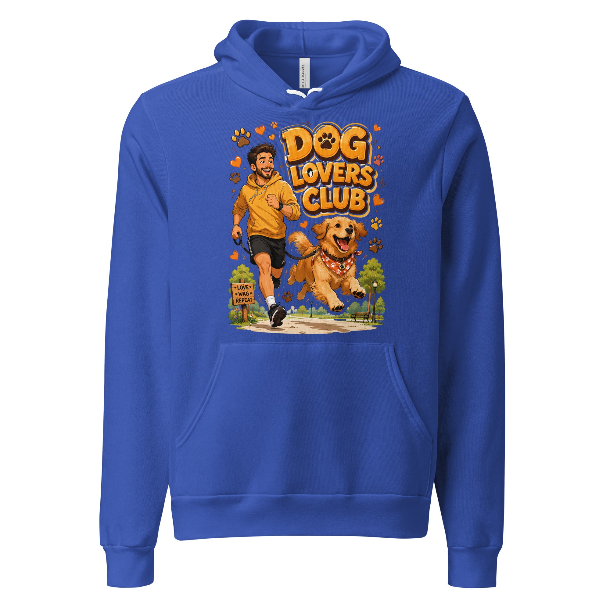 Elite Dog Lovers Club - Premium Luxury Golden Retriever Unisex Hoodie by printfluence.net