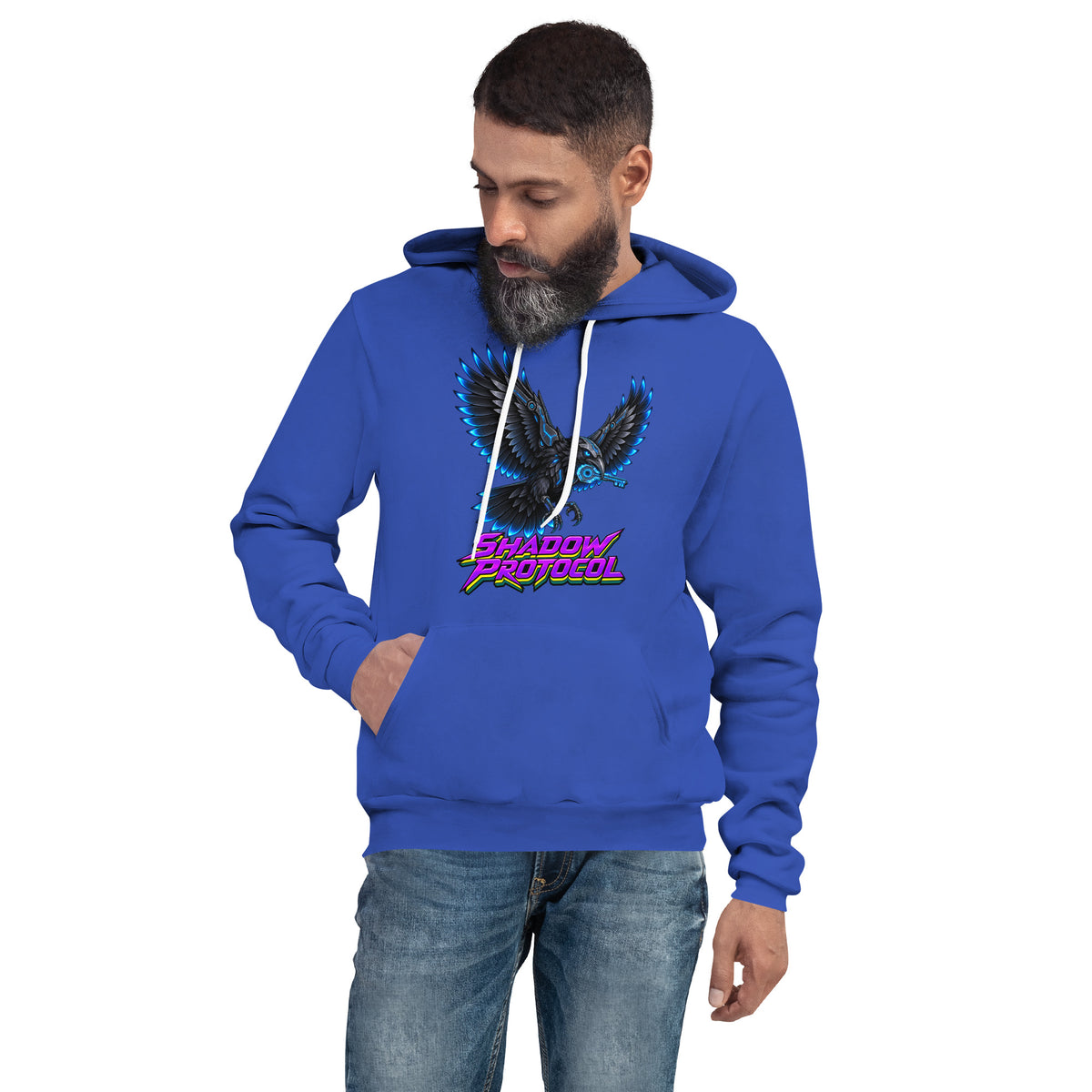 Cyberpunk Animals Lovers | Unisex Pullover Hoodie — SHADOW PROTOCOL by printfluence