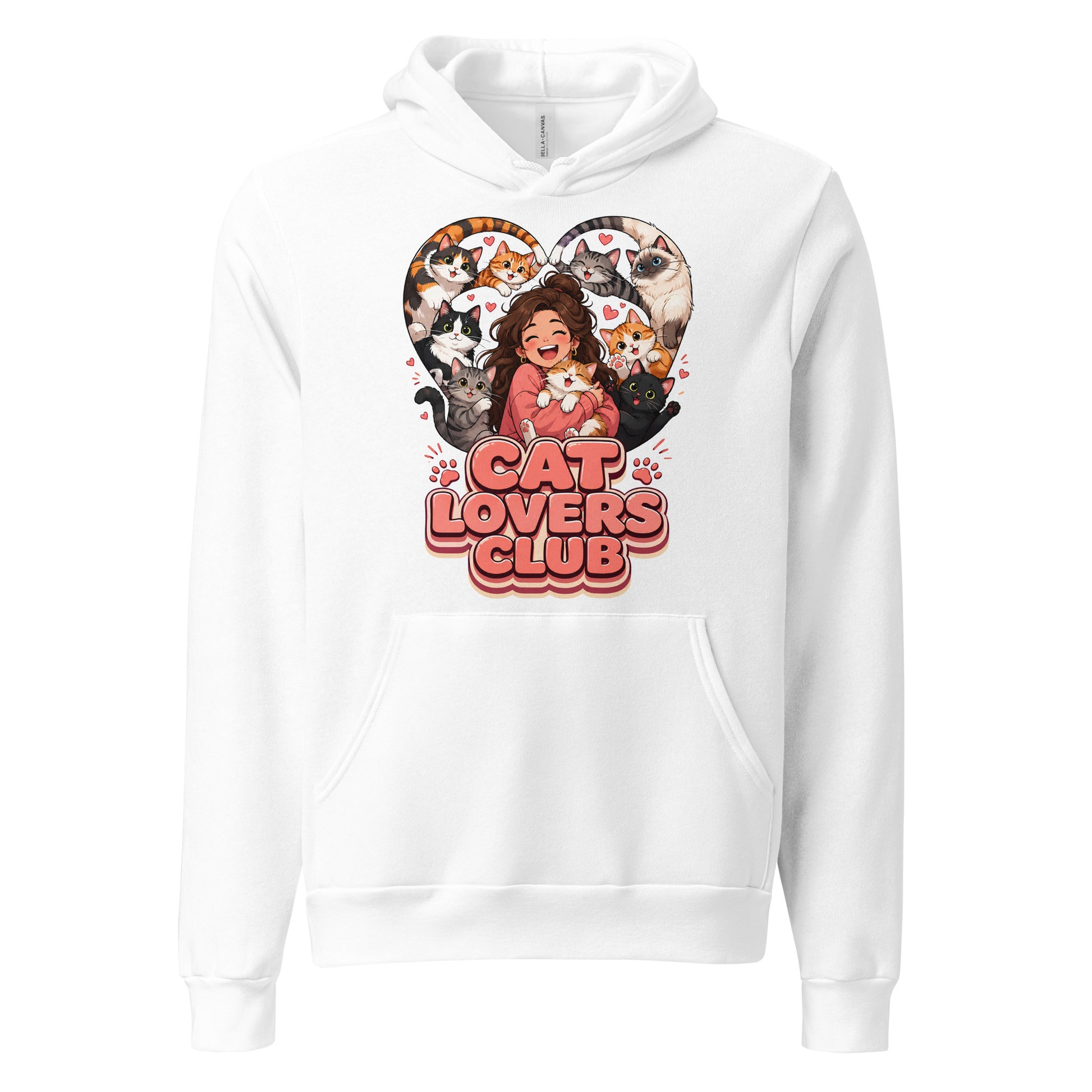 Elite Cat Lovers Club - Premium Luxury Hoodie for Cat Lovers by printfluence.net