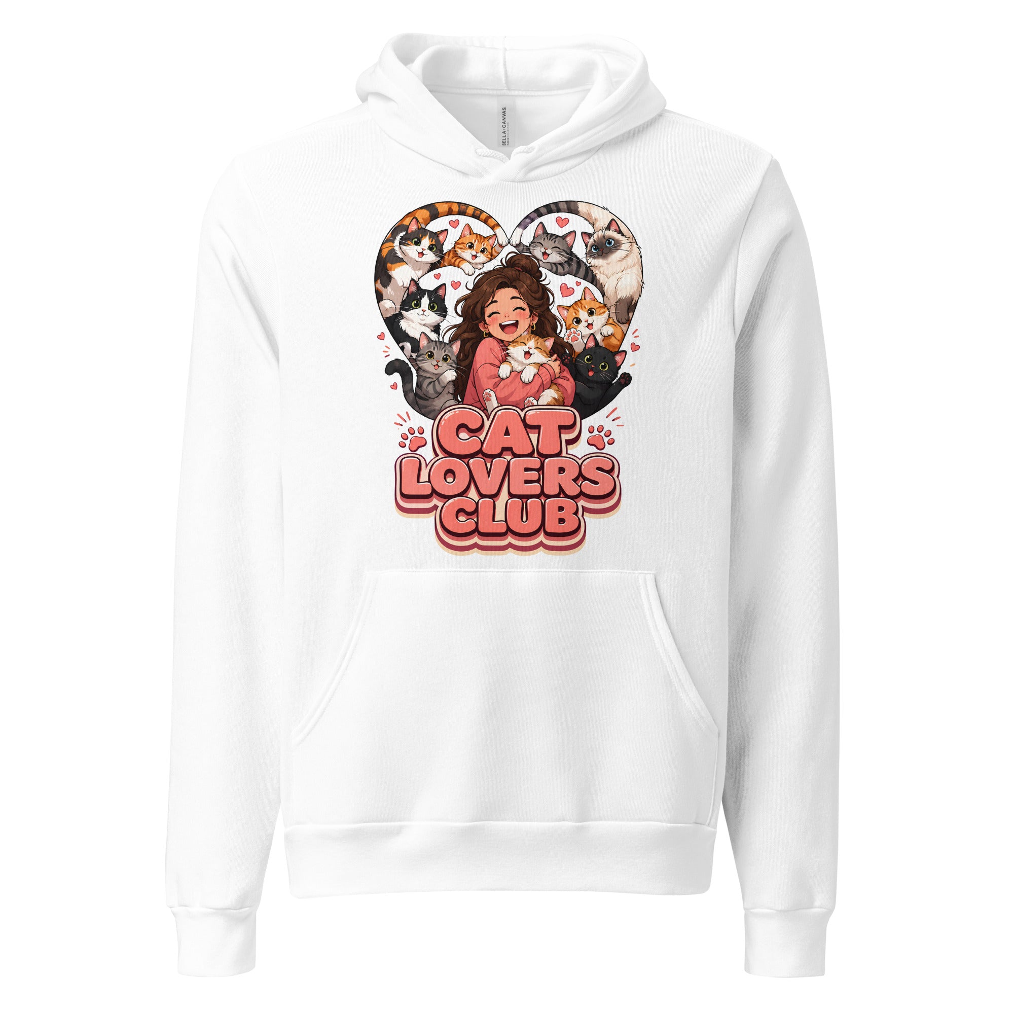 Elite Cat Lovers Club - Premium Luxury Hoodie for Cat Lovers by printfluence.net
