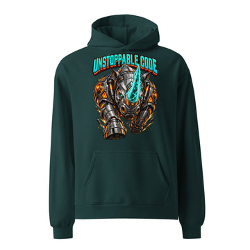 Cyberpunk Animals Lovers | Unisex Oversized Hoodie — UNSTOPPABLE CODE by printfluence