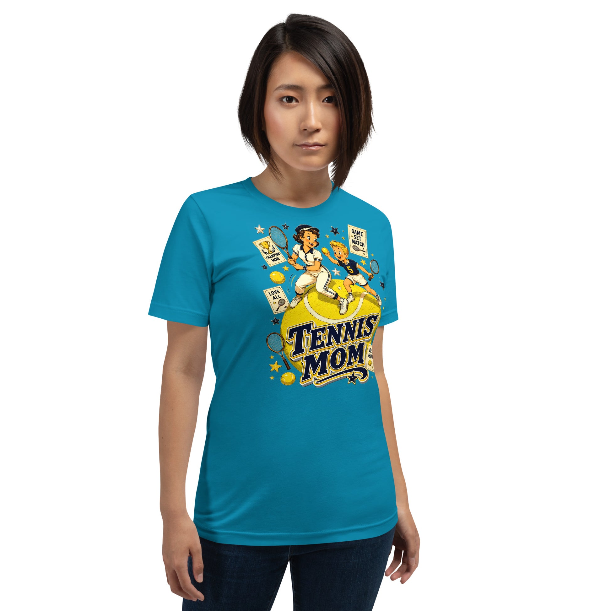 Unisex t-shirt - Elite Tennis Mom Champion by printfluence.net