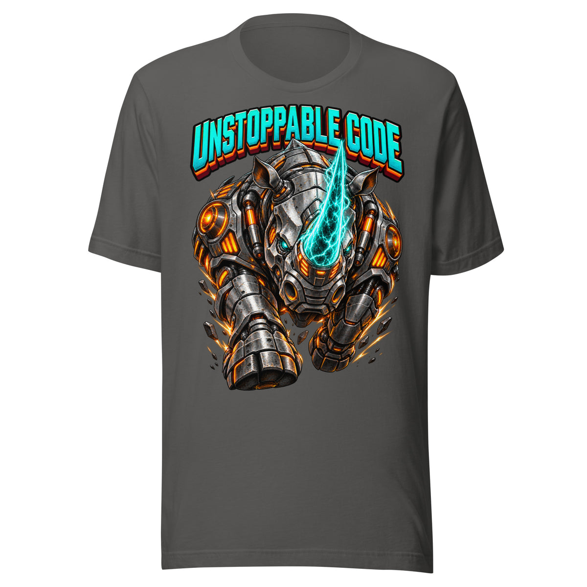 Cyberpunk Animals Lovers | Unisex Staple T-Shirt — UNSTOPPABLE CODE by printfluence