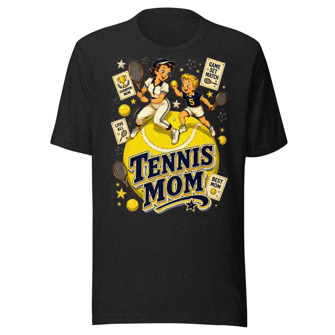 Unisex t-shirt - Elite Tennis Mom Champion by printfluence.net