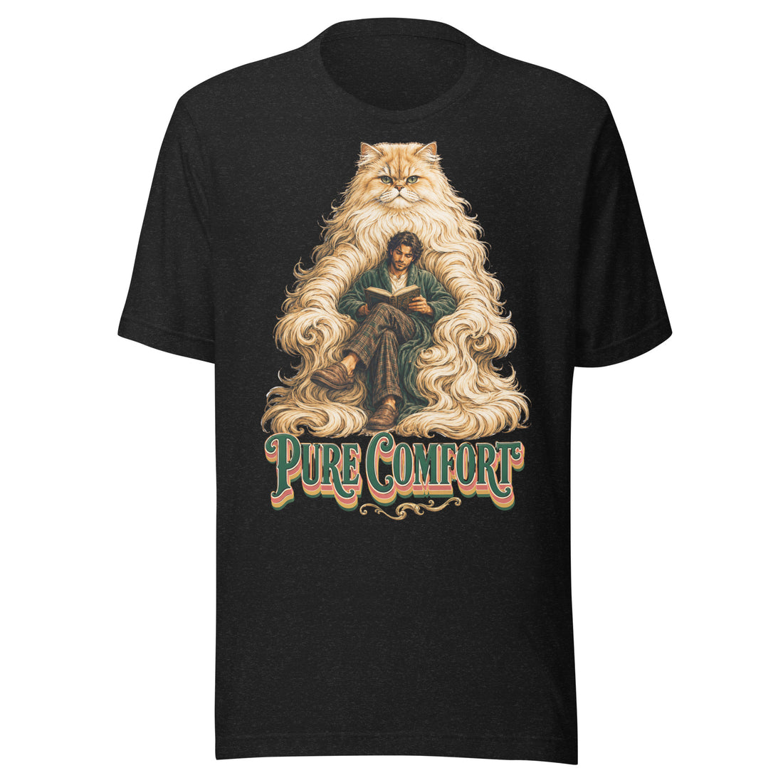 Cat Lovers Unisex Staple T-Shirt "Pure Comfort" by printfluence.net