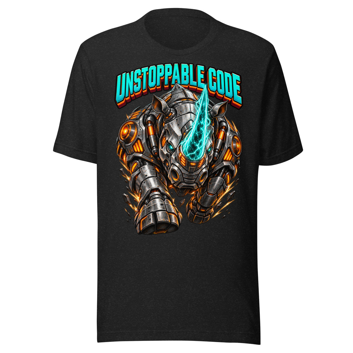 Cyberpunk Animals Lovers | Unisex Staple T-Shirt — UNSTOPPABLE CODE by printfluence