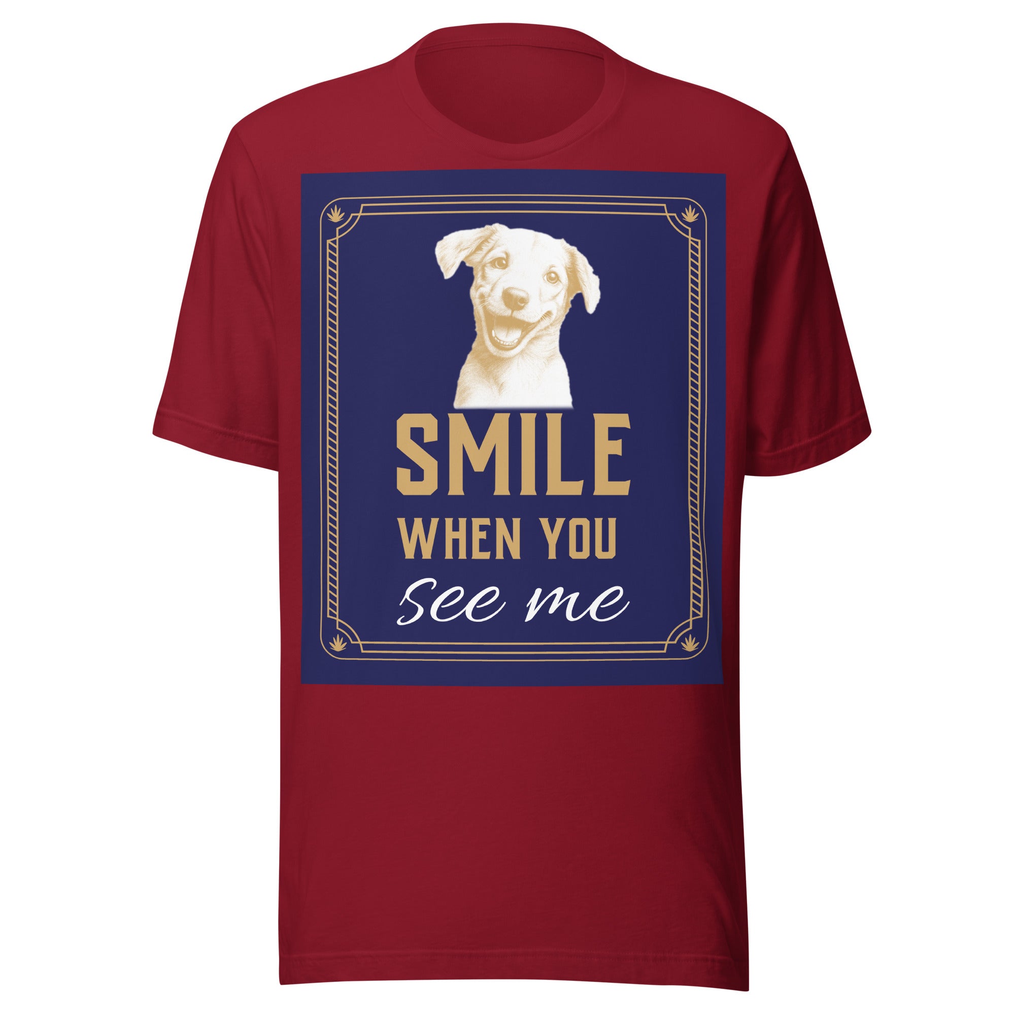 Unisex t-shirt - Smile When You See Me Unisex T-Shirt – For Joyful High Achievers by printfluence.net